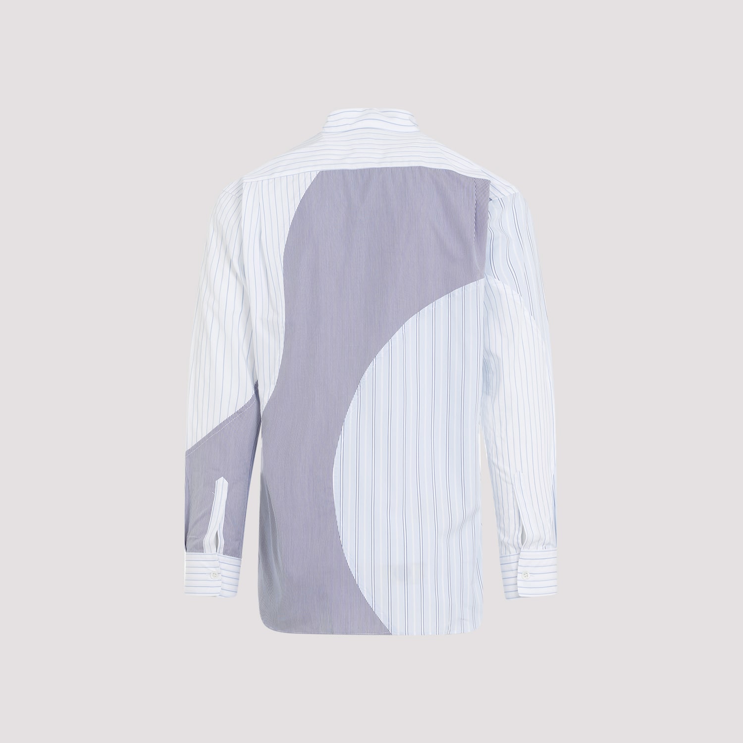 Shop Comme Des Garçons Shirt Poplin Shirt In Stripe Print