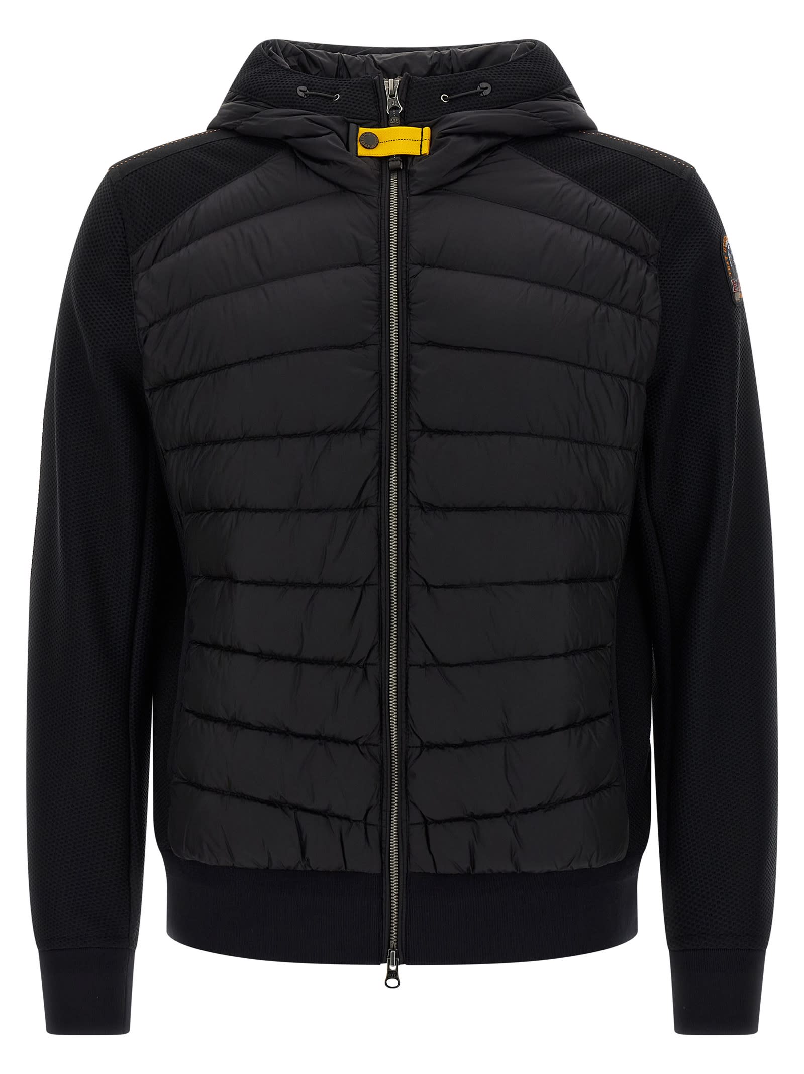Parajumpers Mick Quilted High-neck Jacket In Black