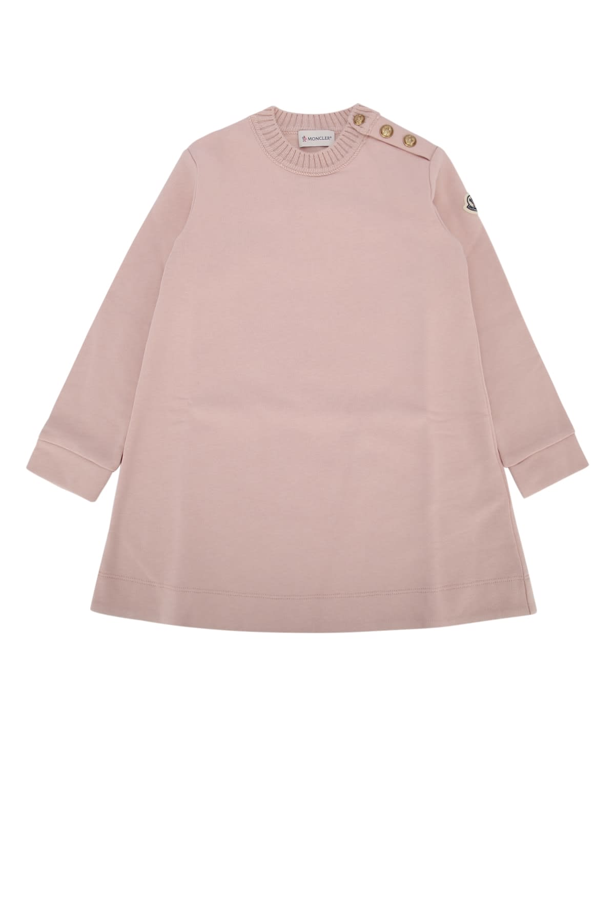 Moncler Baby Ss T-shirt In Pink