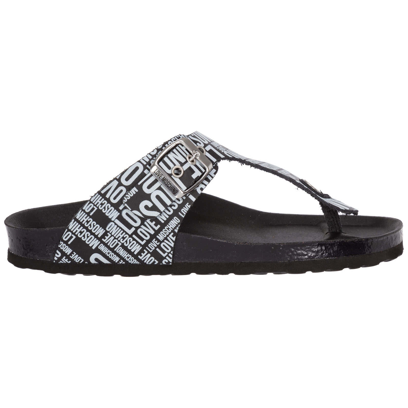 Love Moschino Double Question Mark Sandals