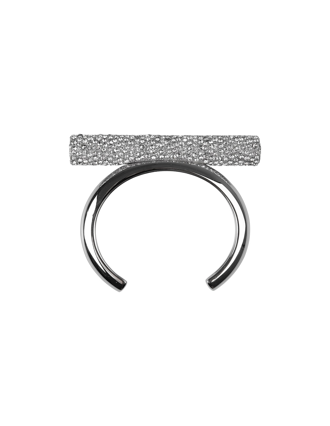 Palladium Cross-bar Bracelet