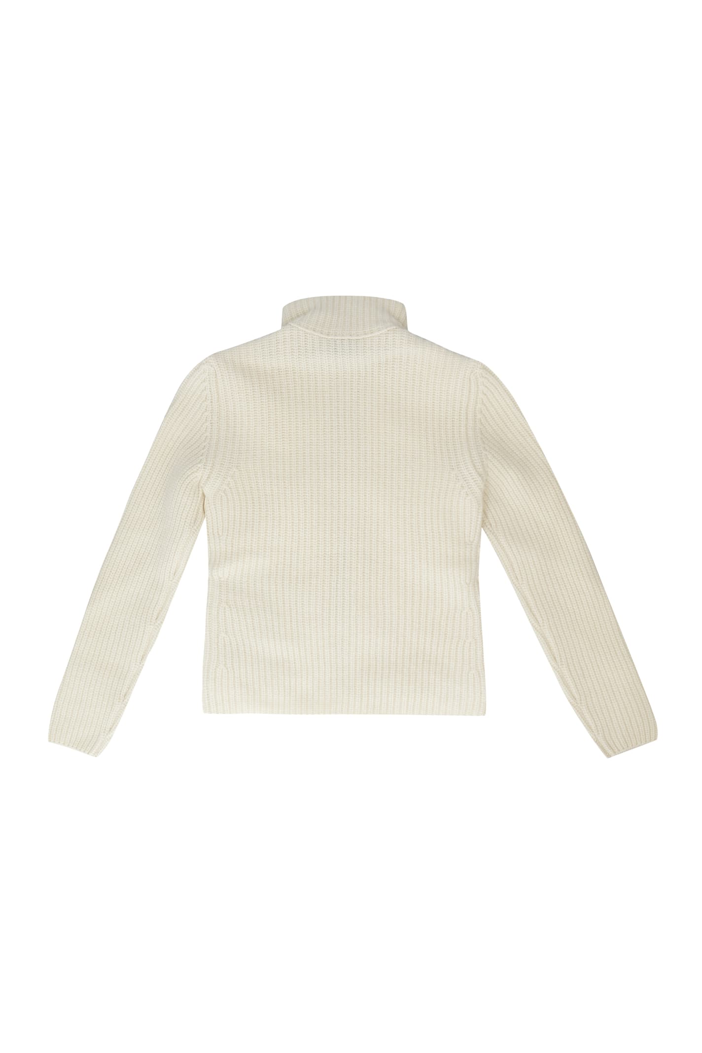 Moncler Sweater Kids Color Natural In Panna