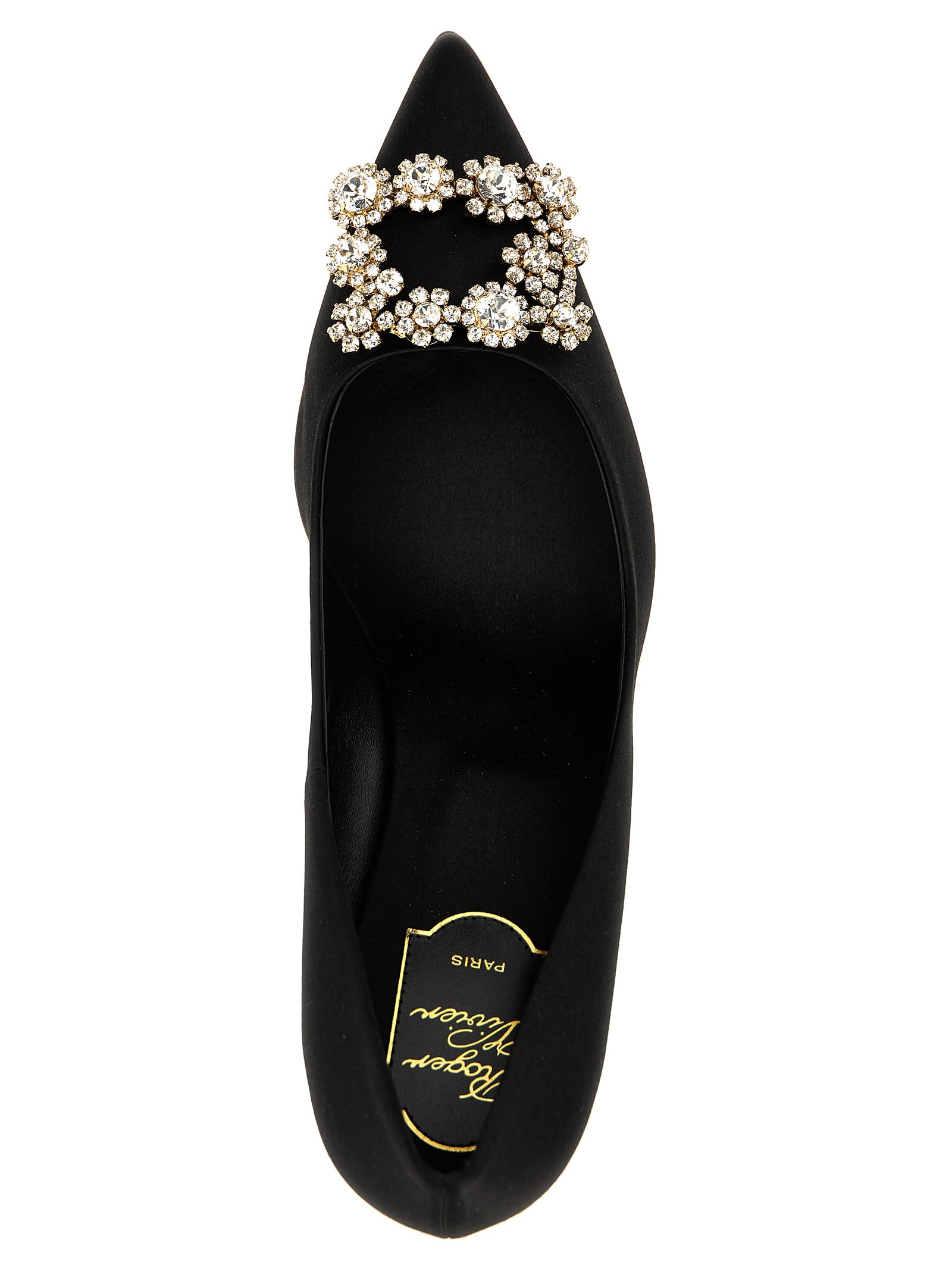 Shop Roger Vivier Efflorescence Pumps In Black