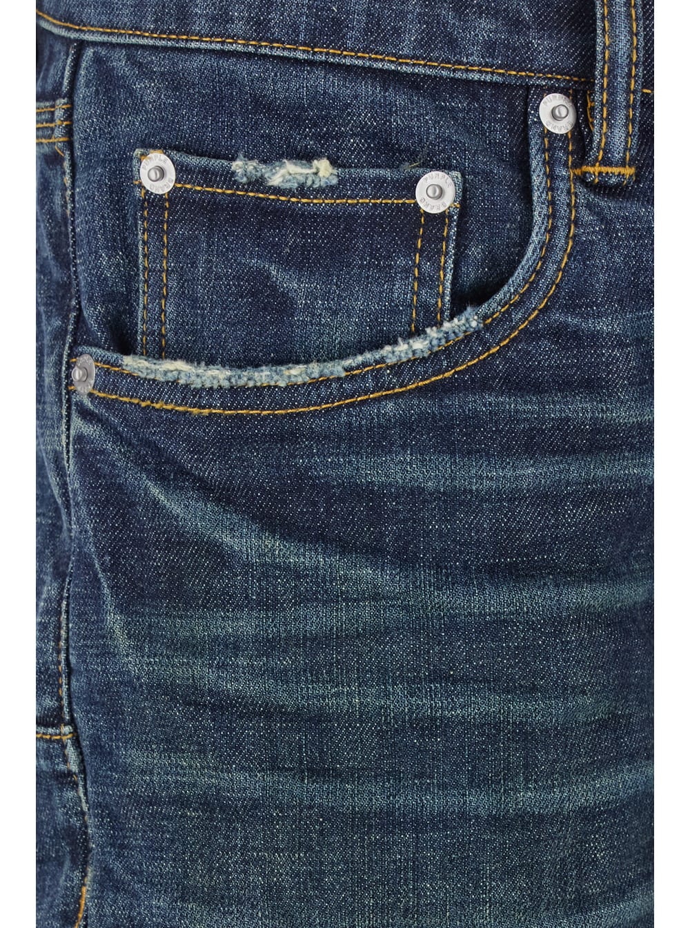 Purple Brand Blue Jeans With Low Rise And Stonewashed Effect In Blue