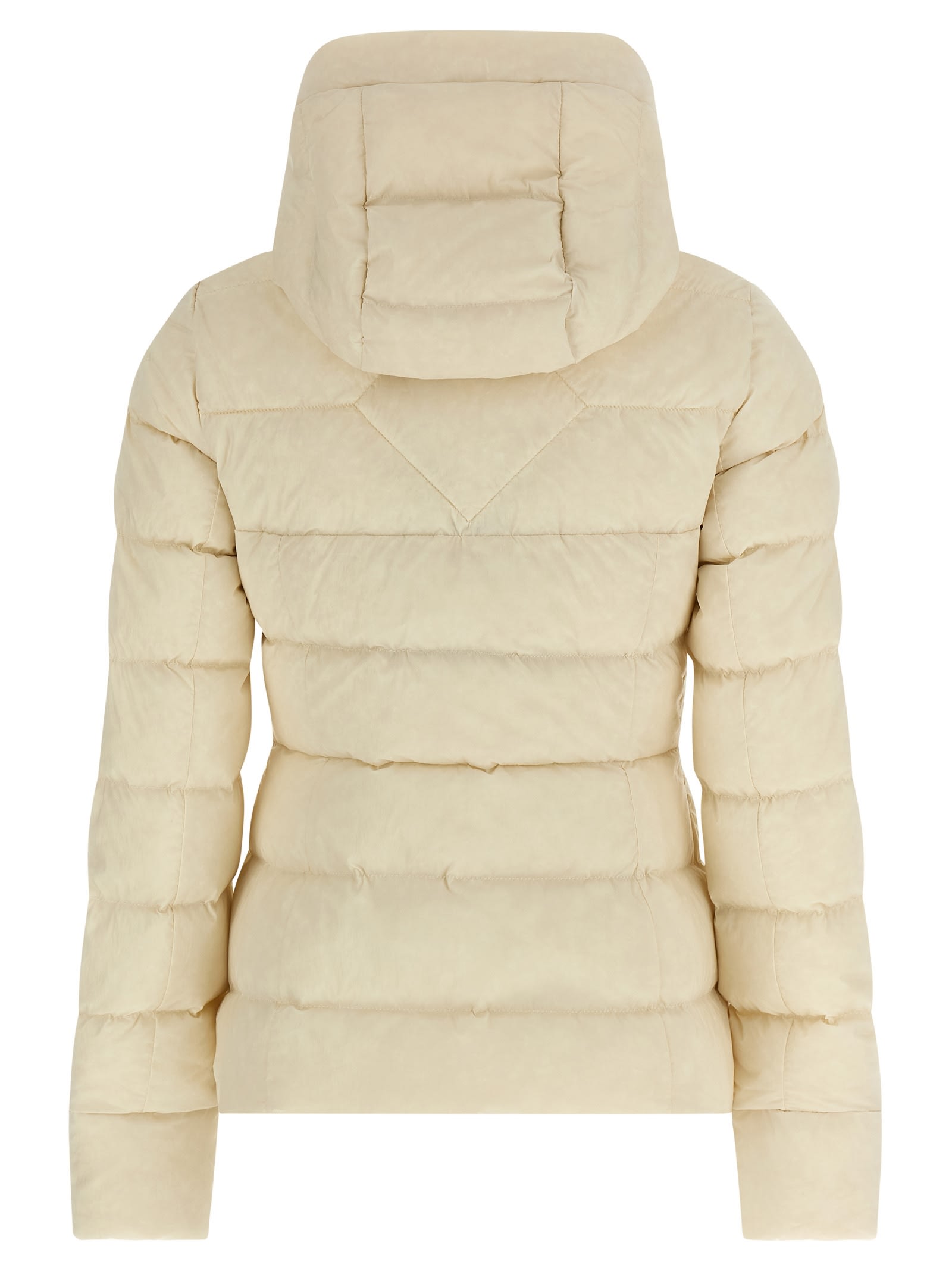Canada Goose Hooded Long Sleeve Quilted Jacket In Neutral
