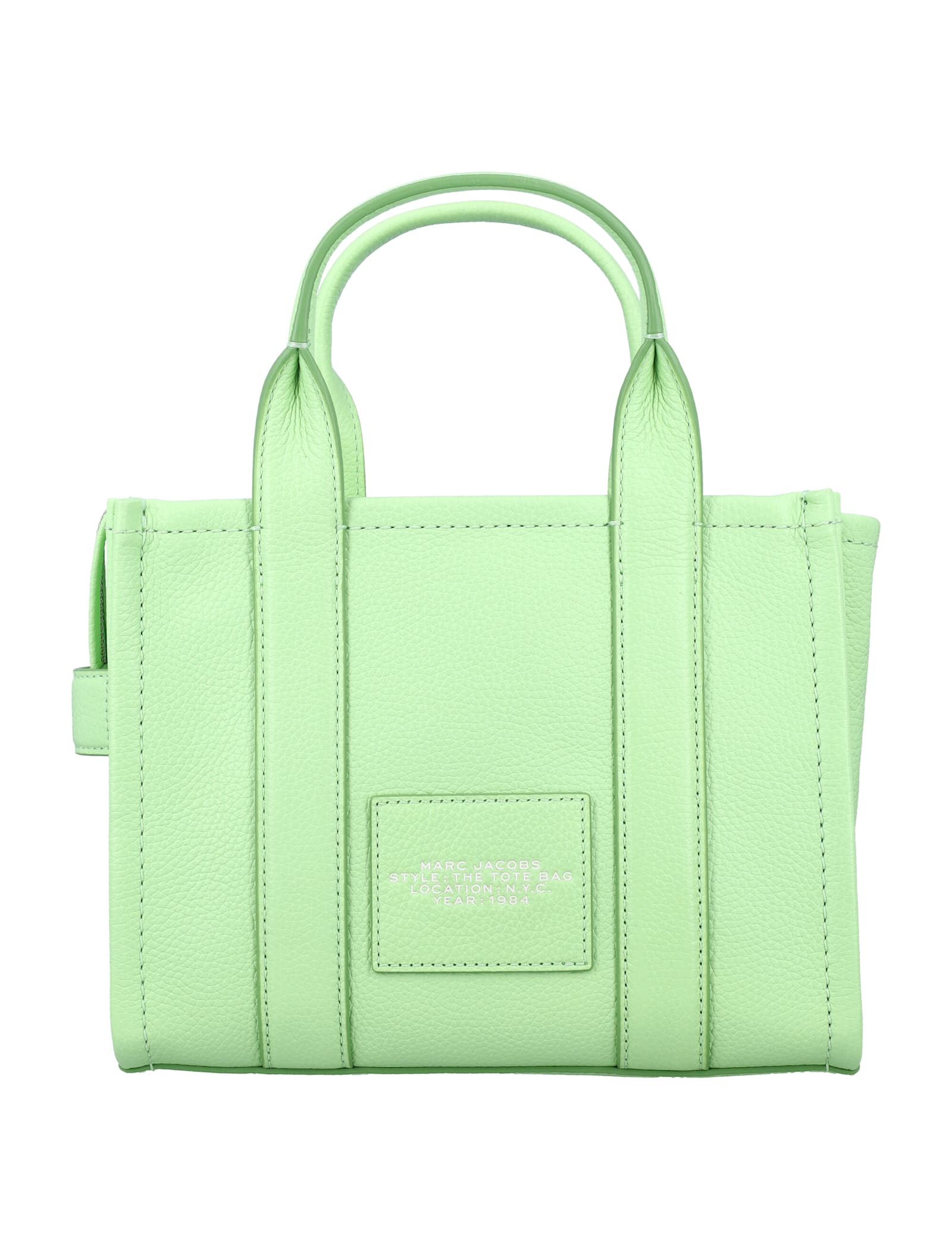 Marc Jacobs The Leather Small Tote Bag Peppermint In Papermint