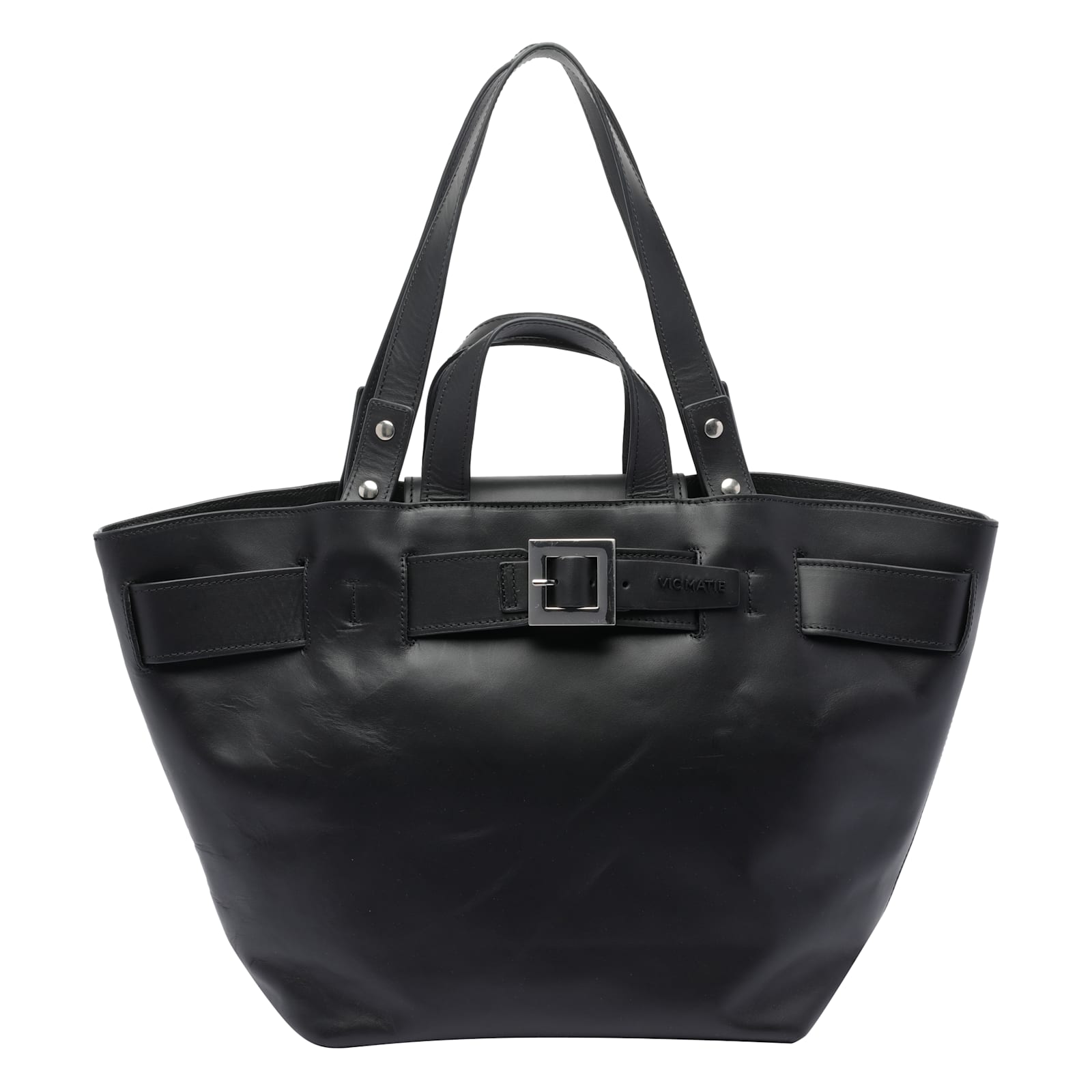 Vic Matie Shoulder Bag In Black