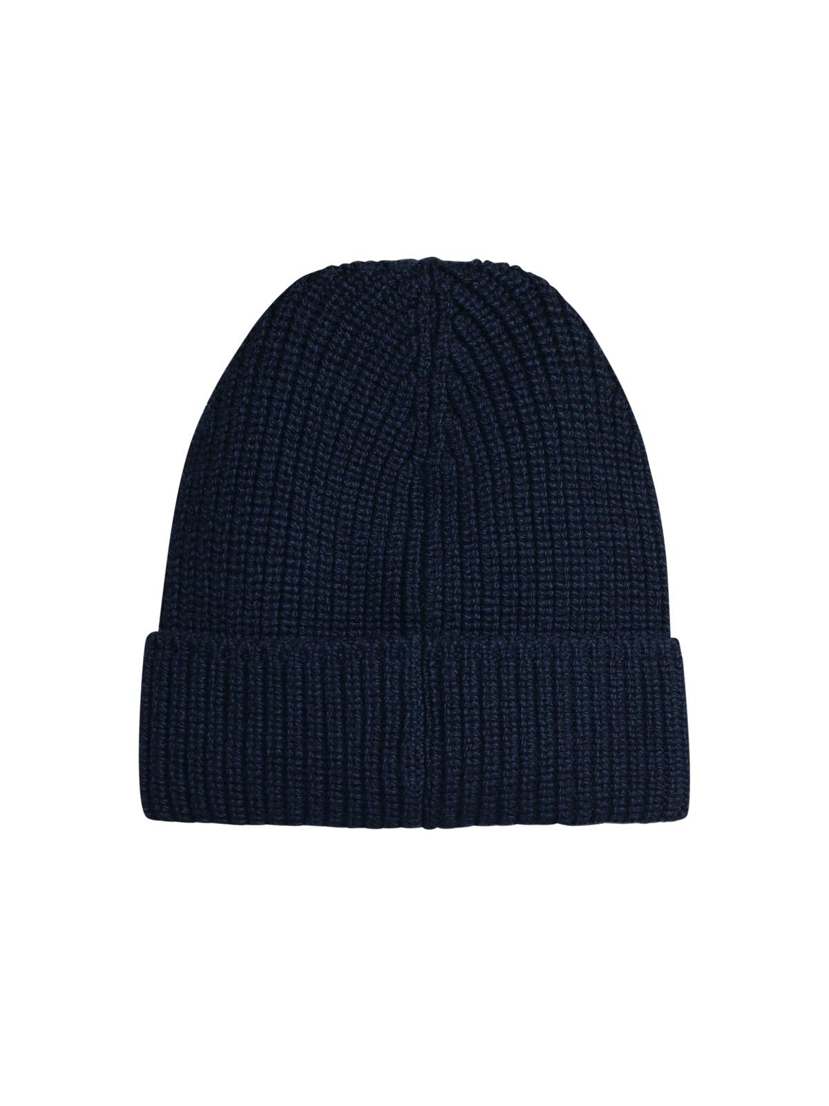 Shop Canada Goose Artic Disc Blue Wool Beanie In Navy