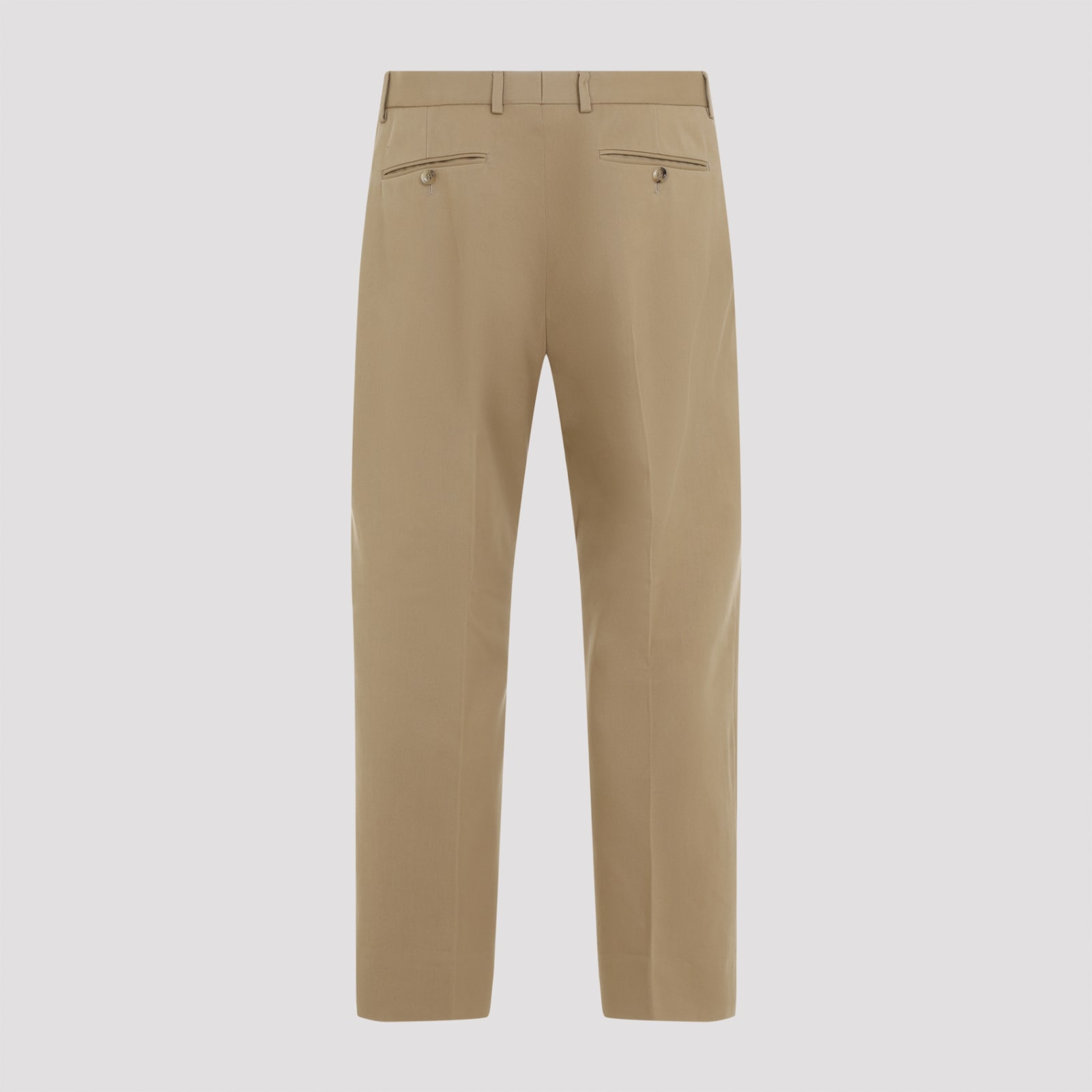 Shop Gucci Cotton Pants In Saturn Mix