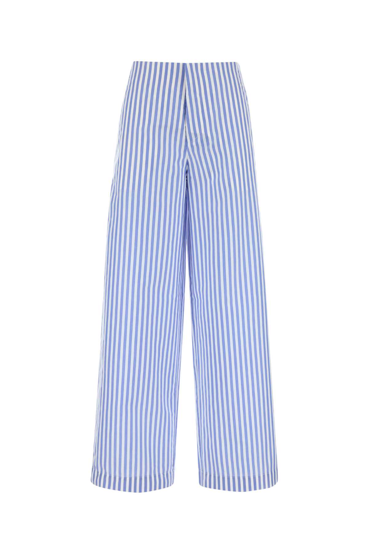 Embroidered Poplin Pant