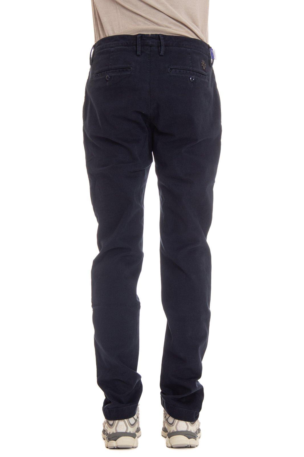 Jacob Cohen Straight-leg Twill Trousers In Blue