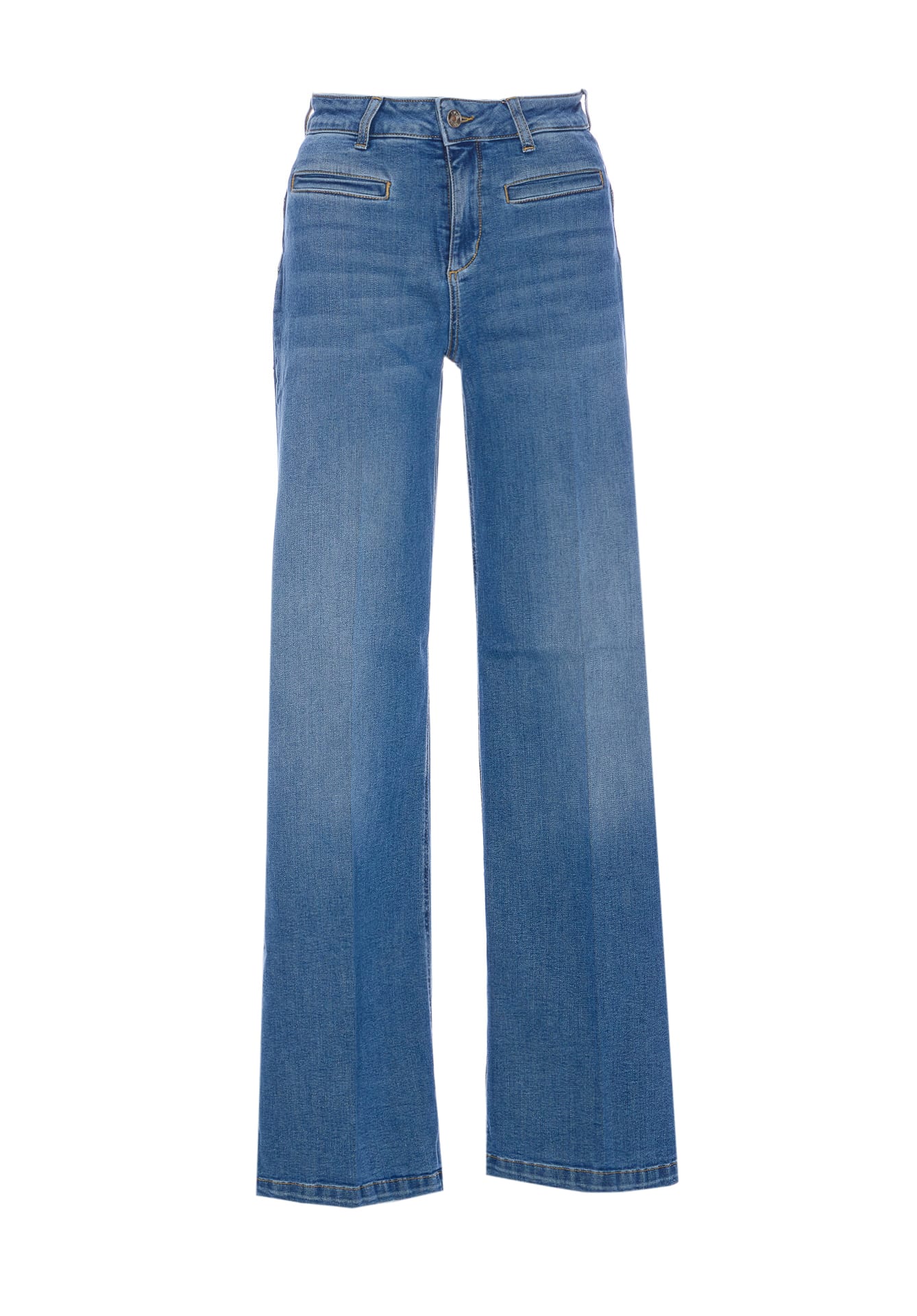Liu •jo Liu Jo High-rise Flared Jeans In Blue