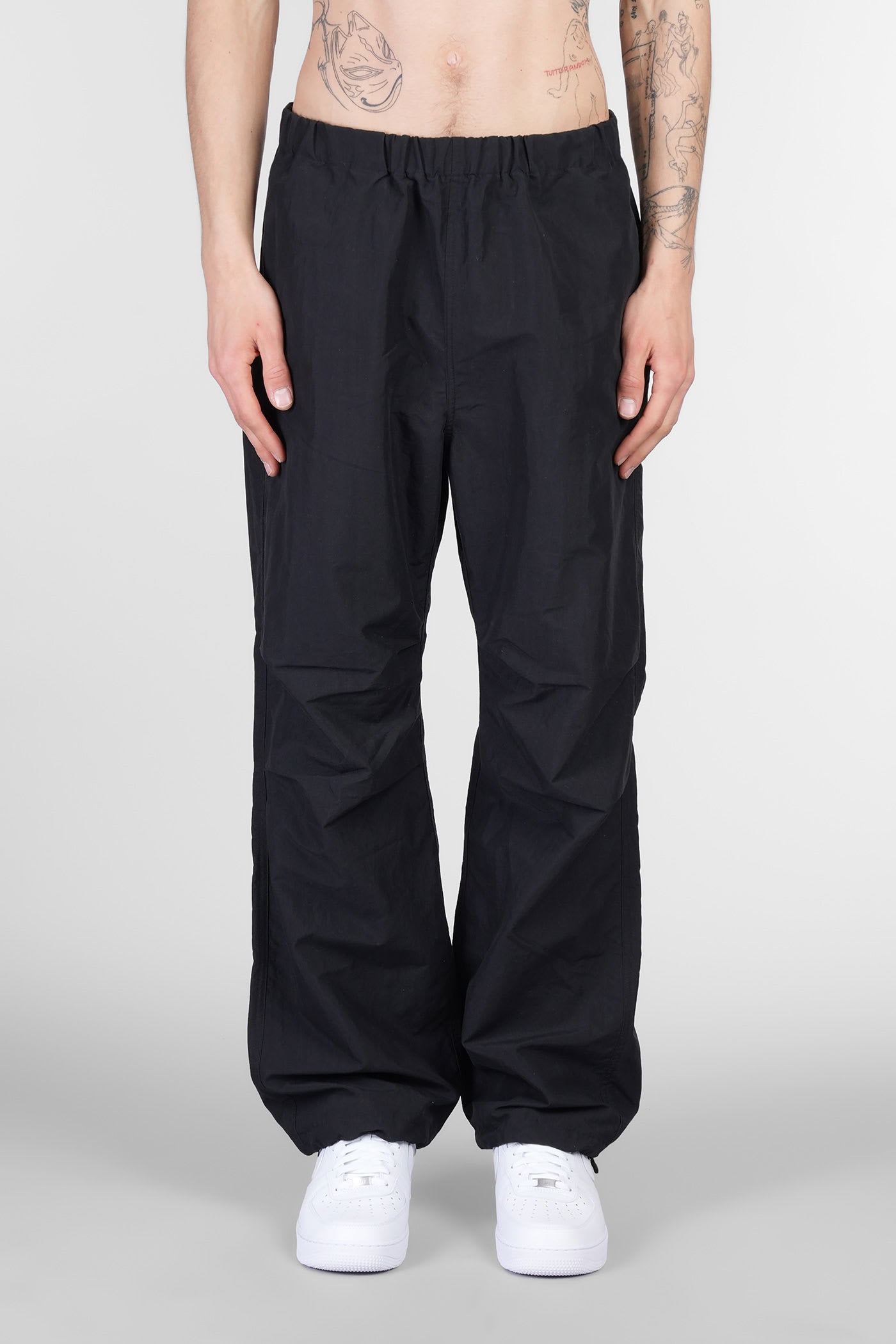 Pants In Black Nylon