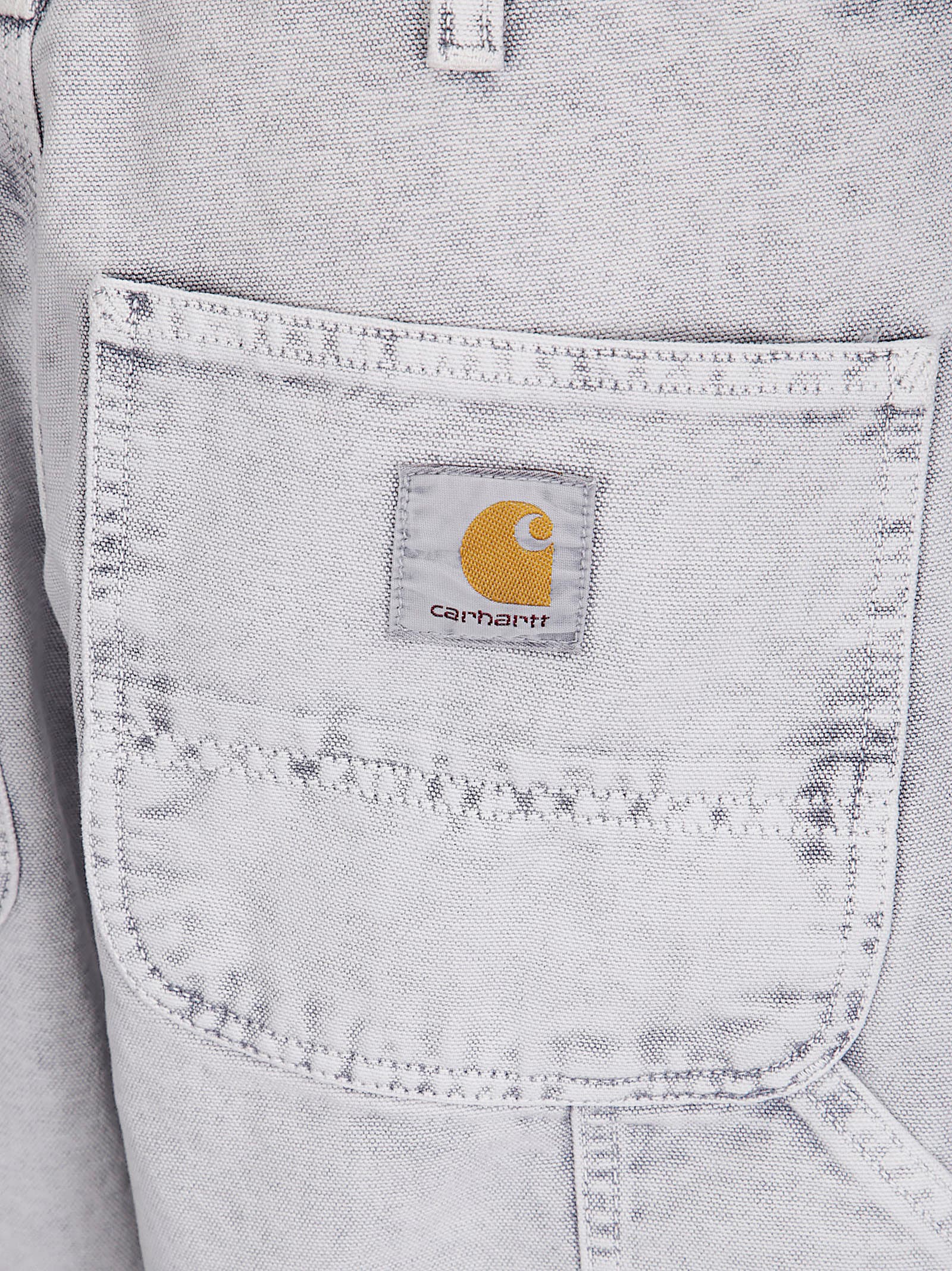 Carhartt Grey Denim Single Knee Jeans In White