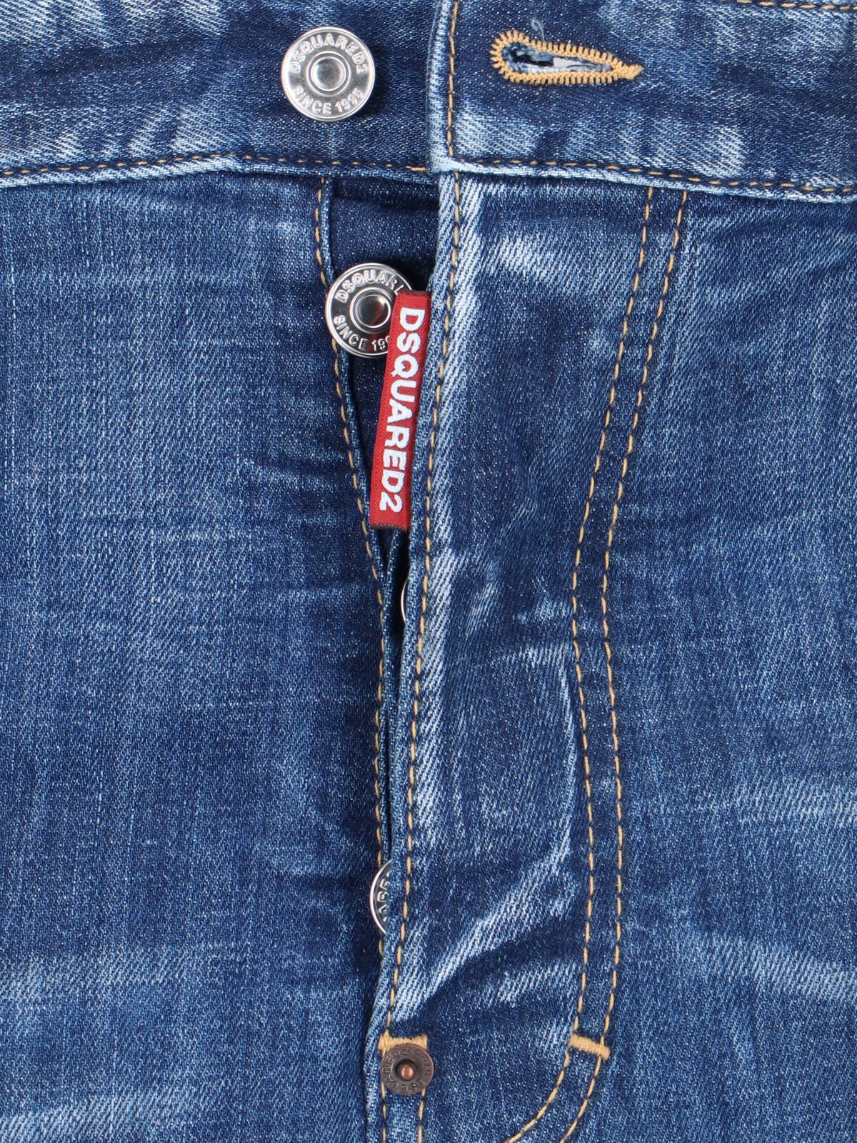 Dsquared2 "642" Straight Jeans In Blue