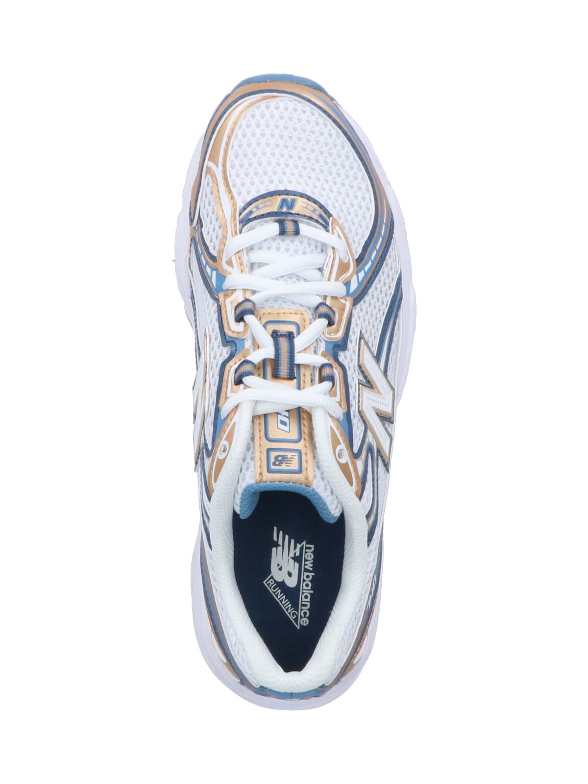 New Balance 740 Mesh-panel Metallic-detail Sneakers
