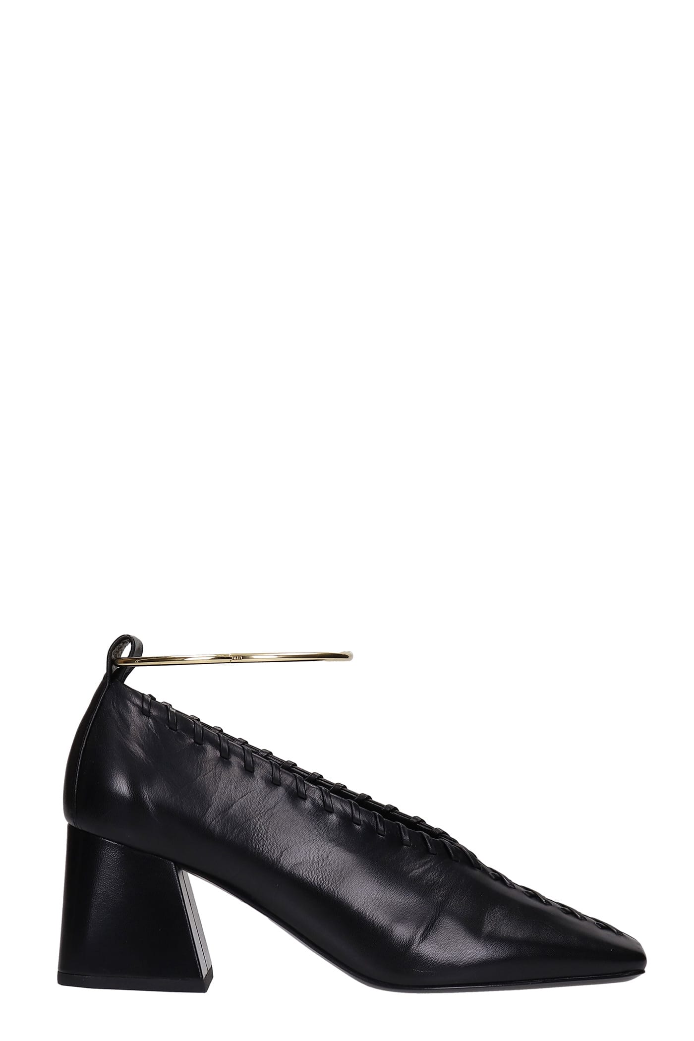 Jil Sander Pumps In Black Leather