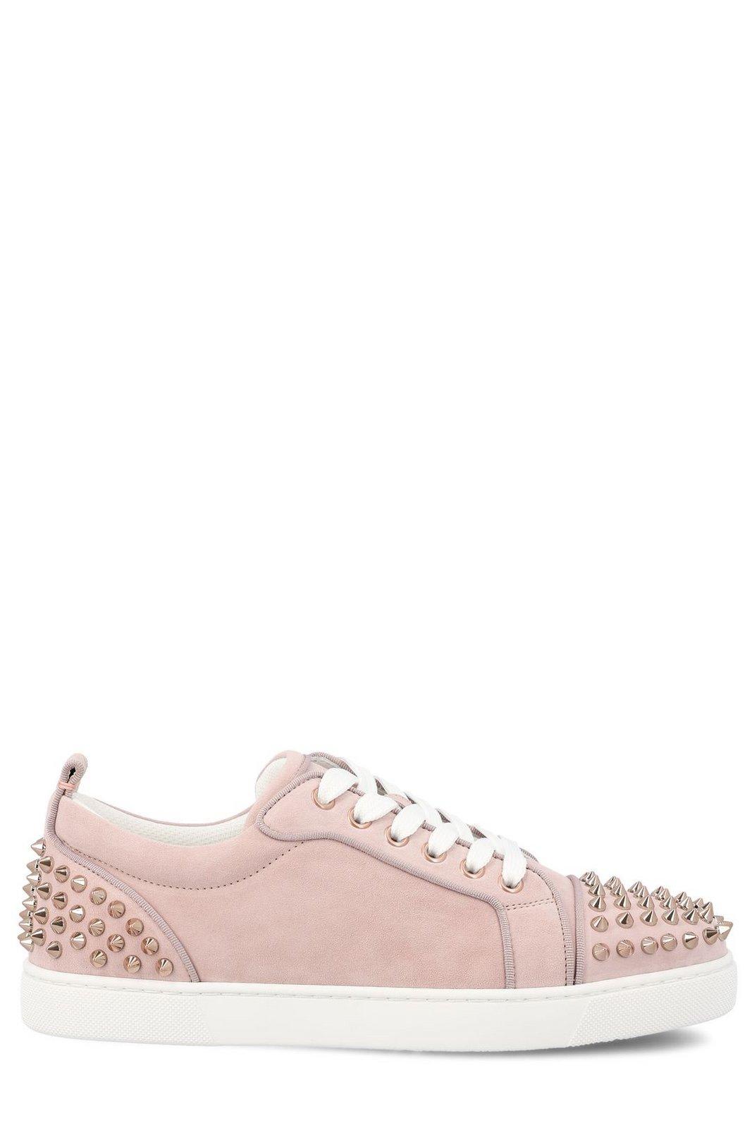 Christian Louboutin Stud Detailed Lace-up Trainers