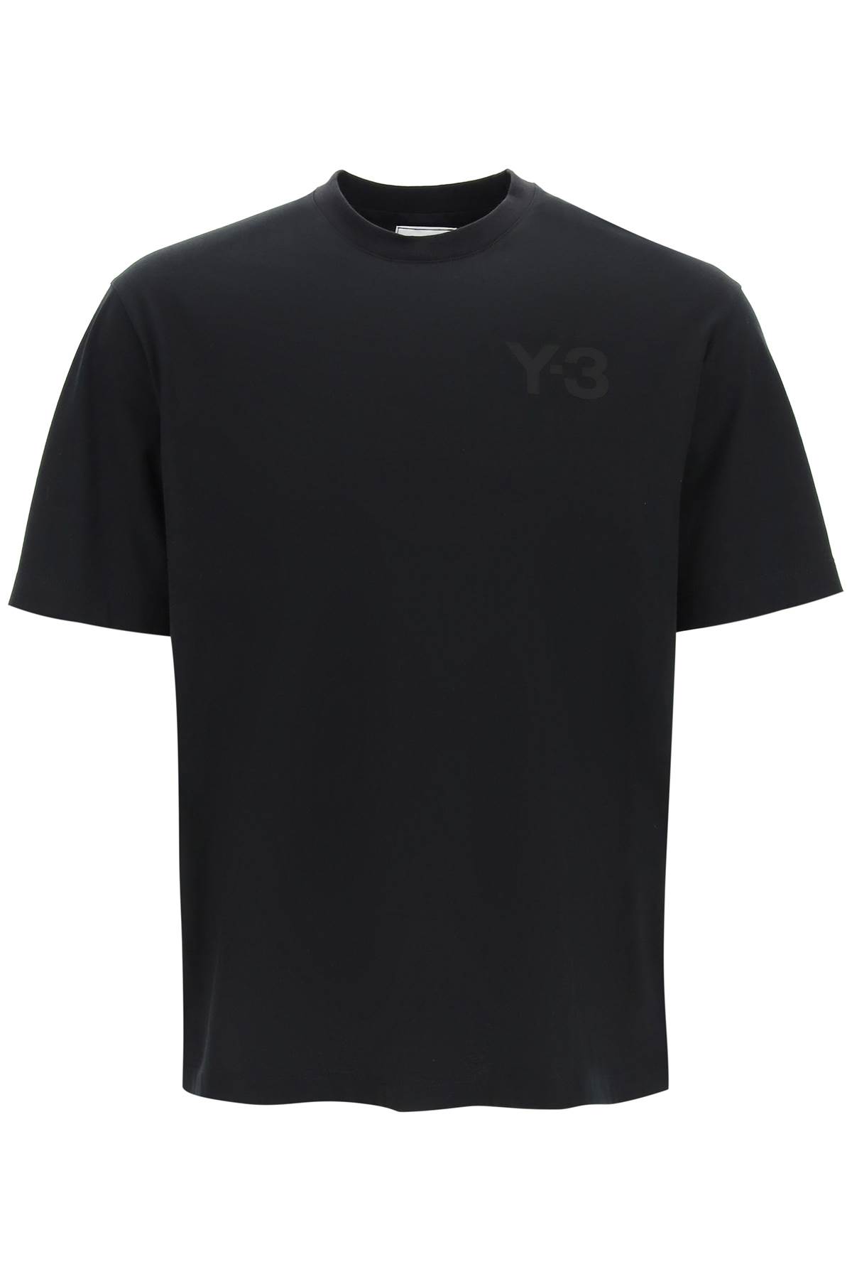Y-3 Logo Cotton Short-sleeved T-shirt