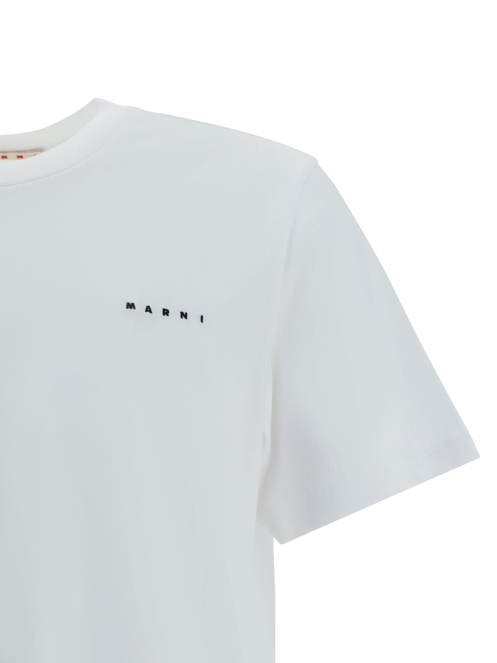 Shop Marni T-shirt In White