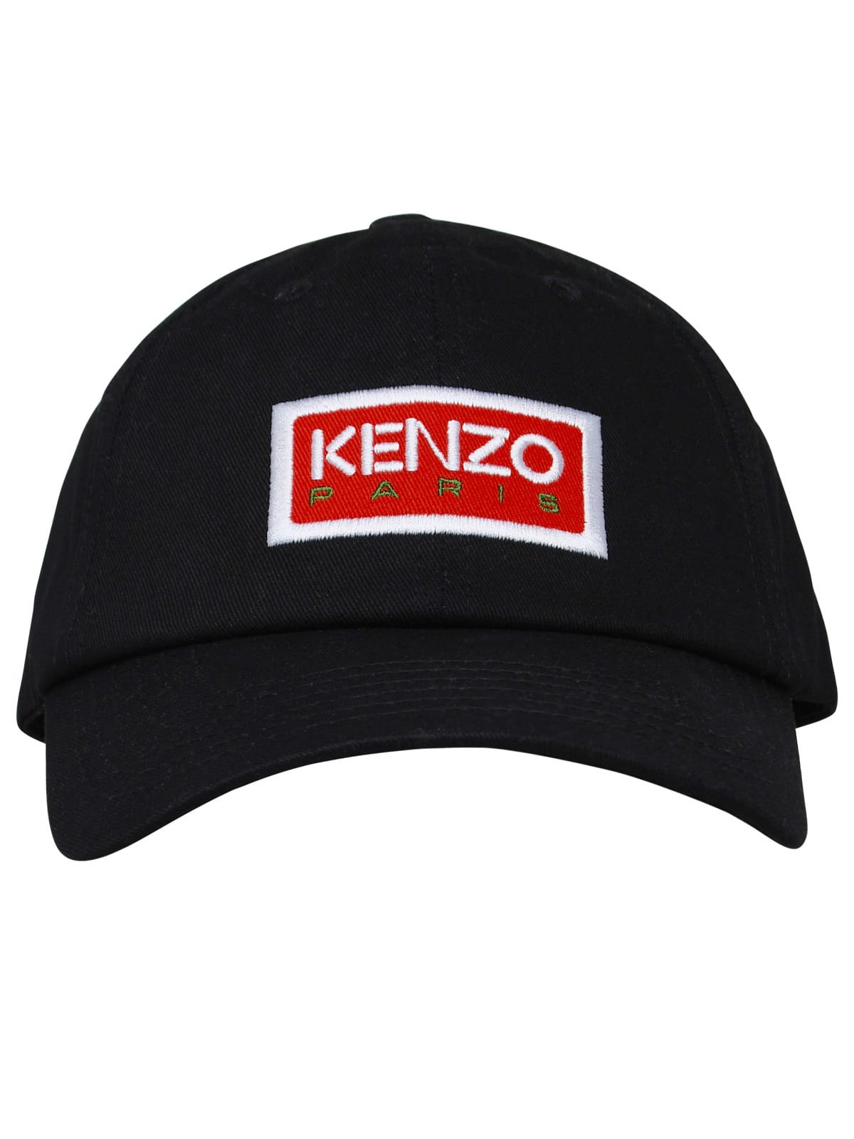 Kenzo Cappello In Tela Nero In Black