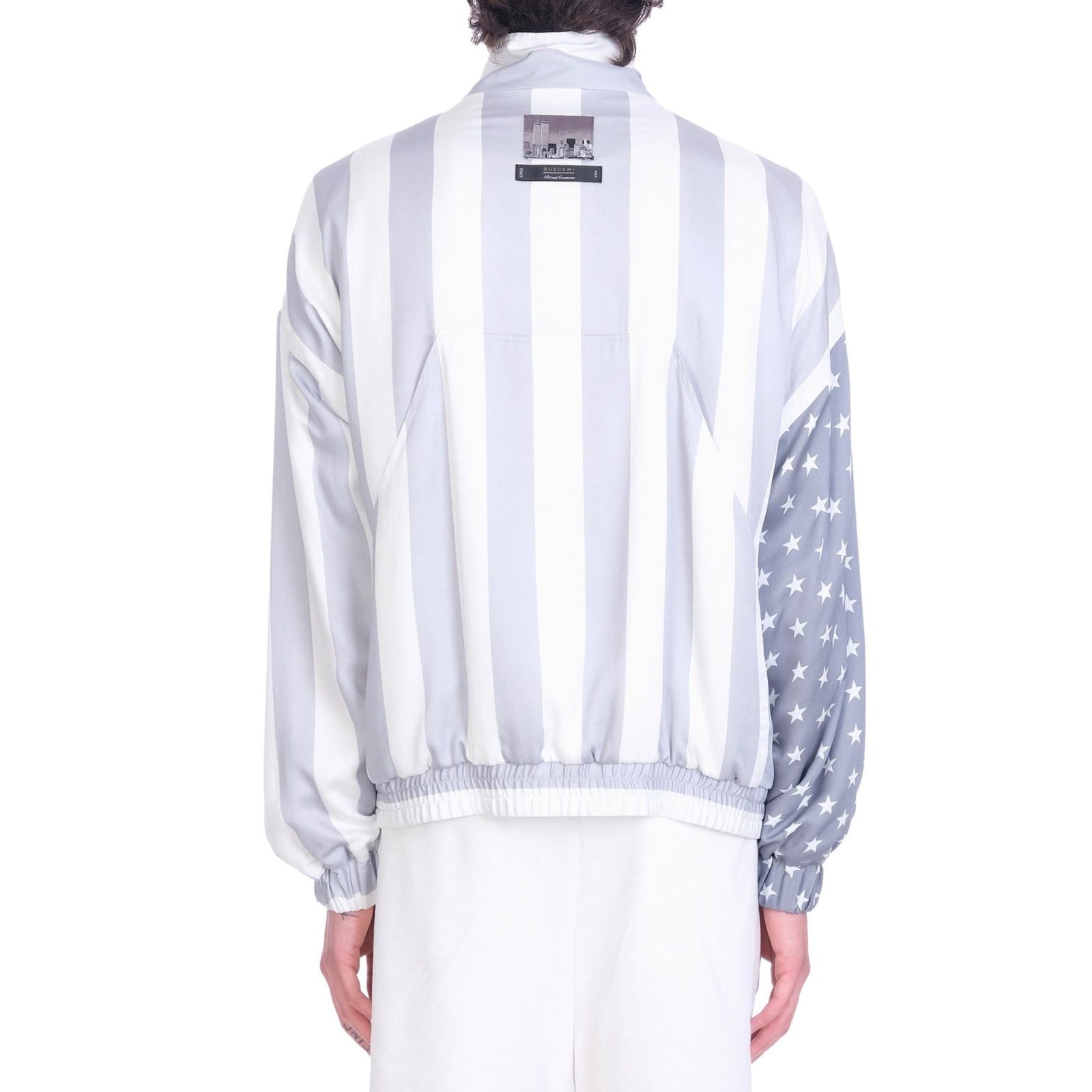 Shop Buscemi Bomber Jacket In White