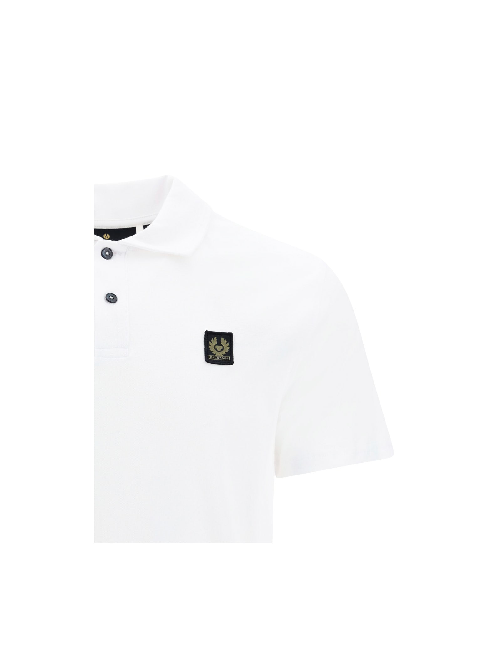 Shop Belstaff Monitor Polo Shirt In White