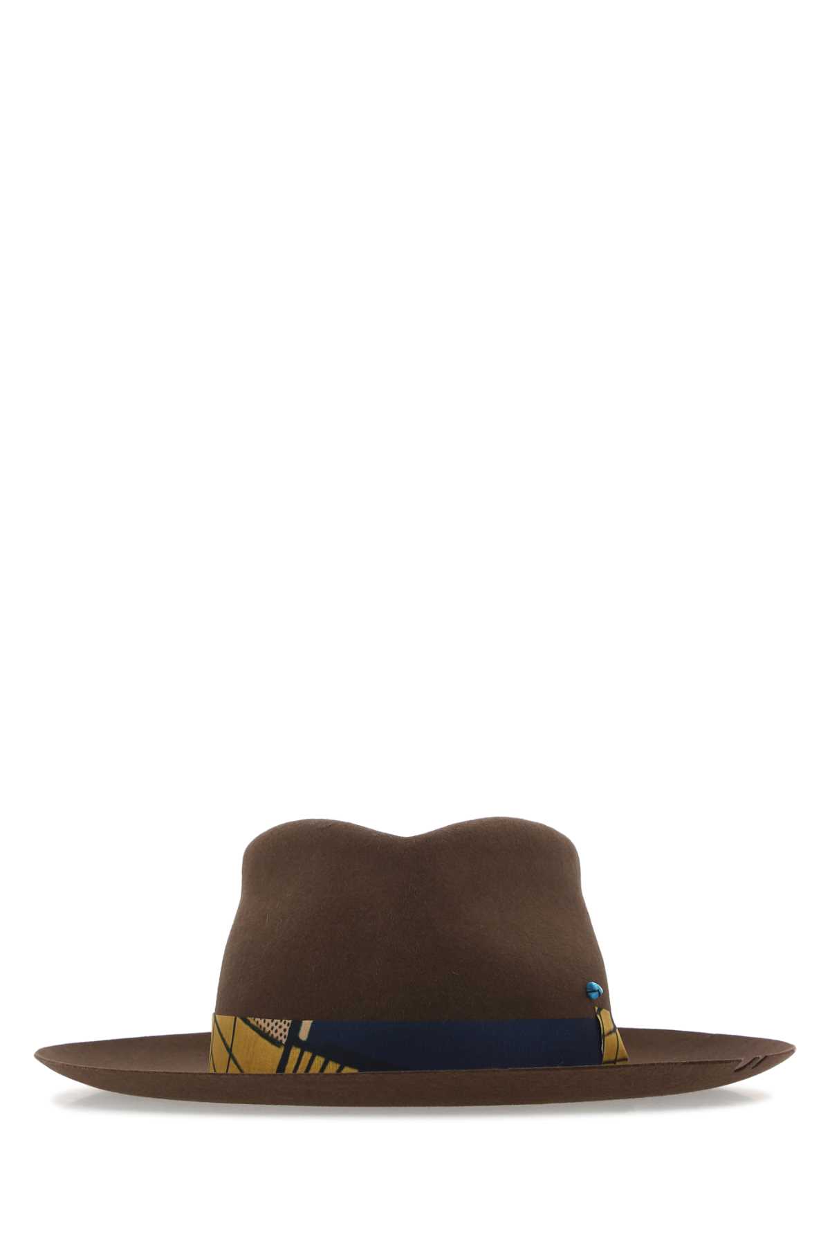Brown Felt Bouganville Hat