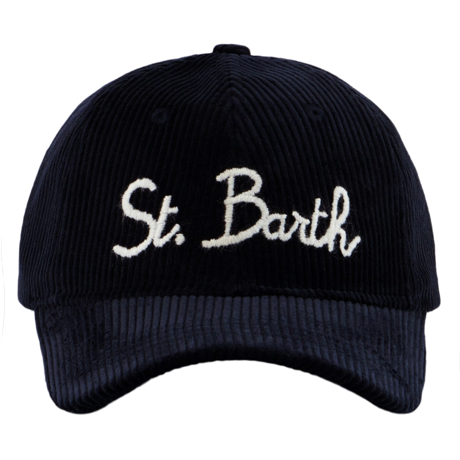 Baseball Corduroy Cap With St. Barth Embroidery