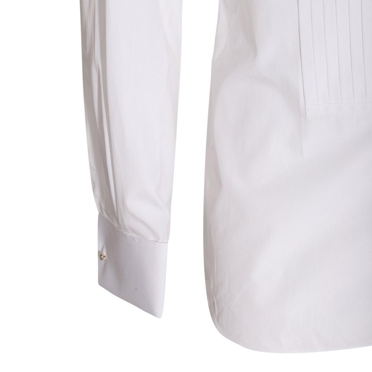 Shop Tom Ford Pleat-detailed Long-sleeved Shirt