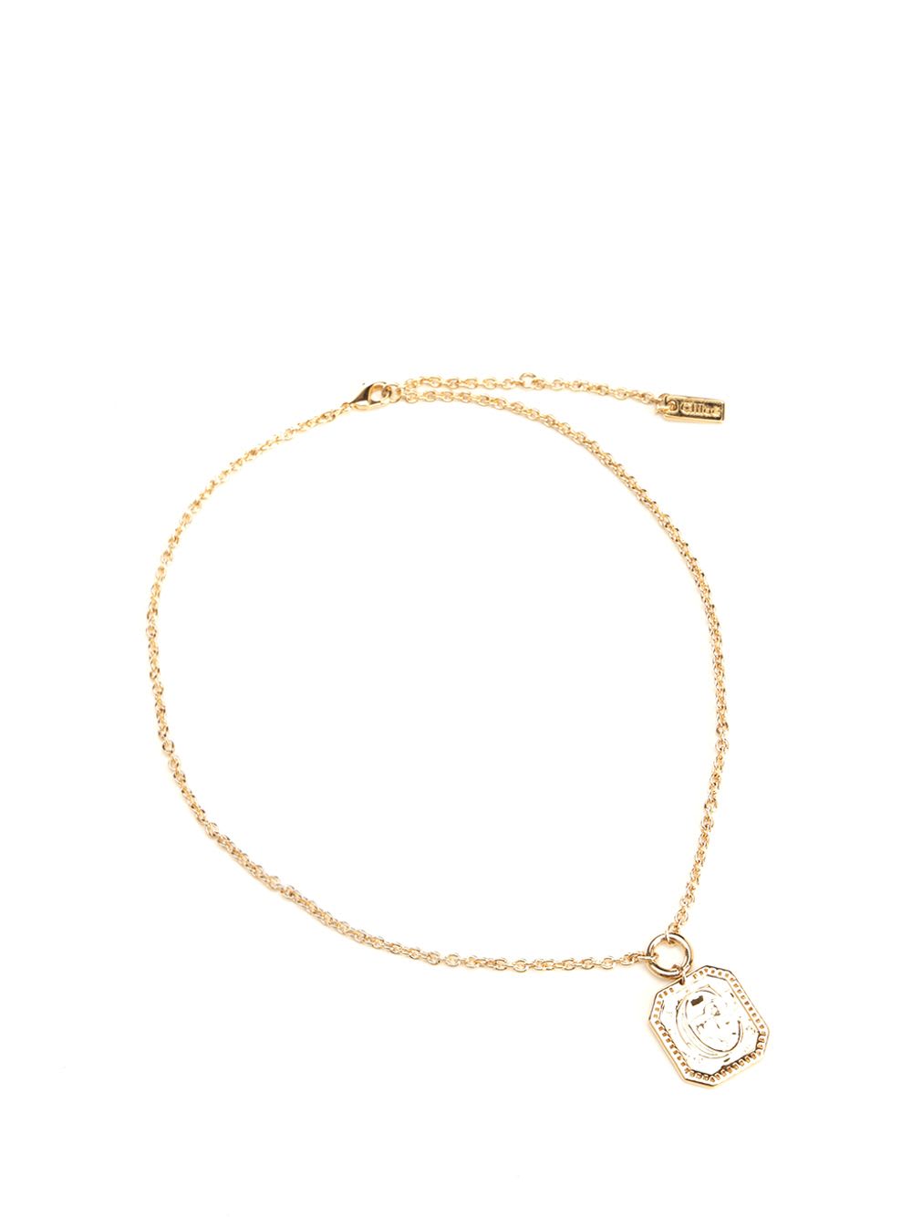 Chloé Victorian Bottle Pendant Necklace In Gold