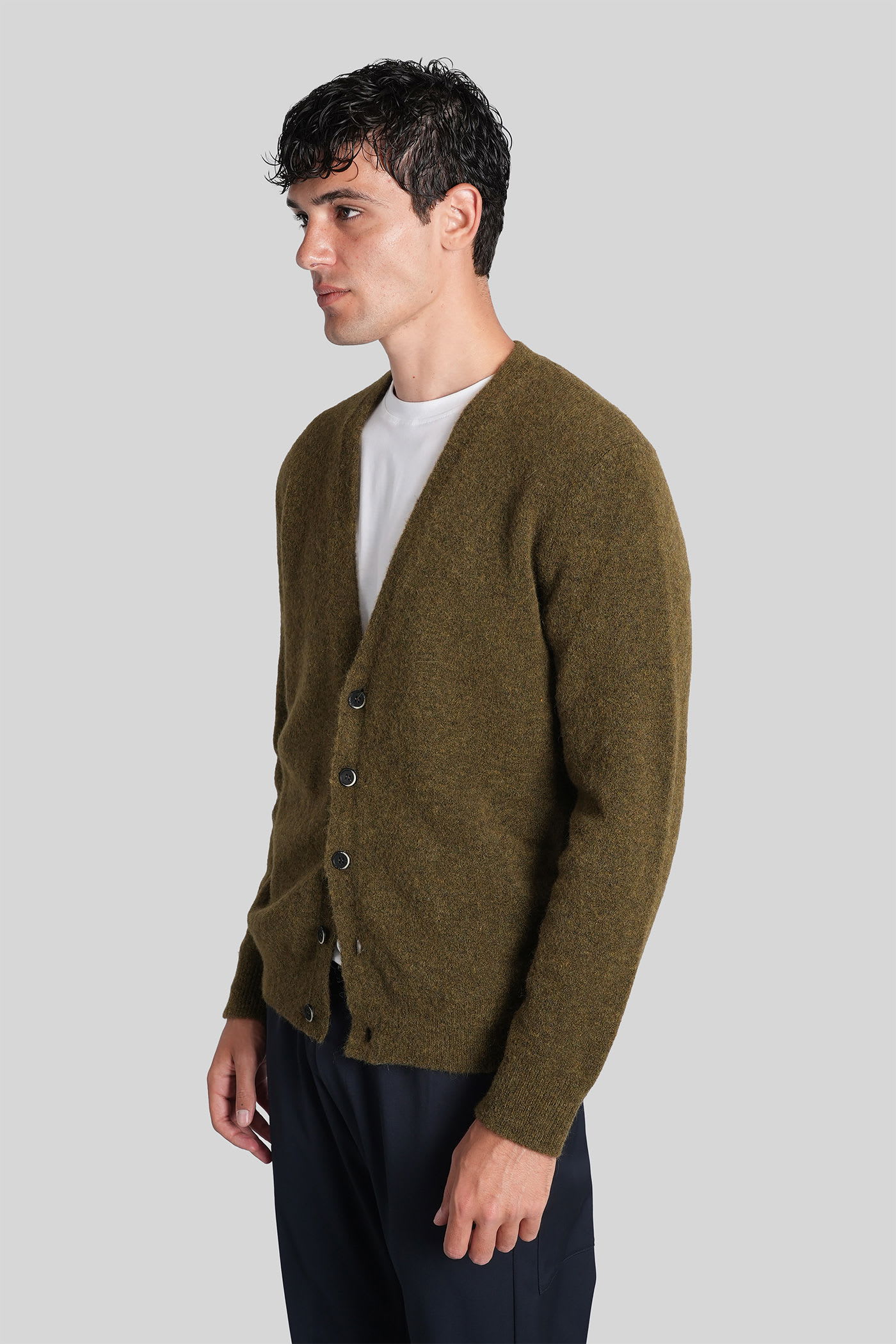 Barena Venezia Barena Gajola V-neck Cardigan In Green