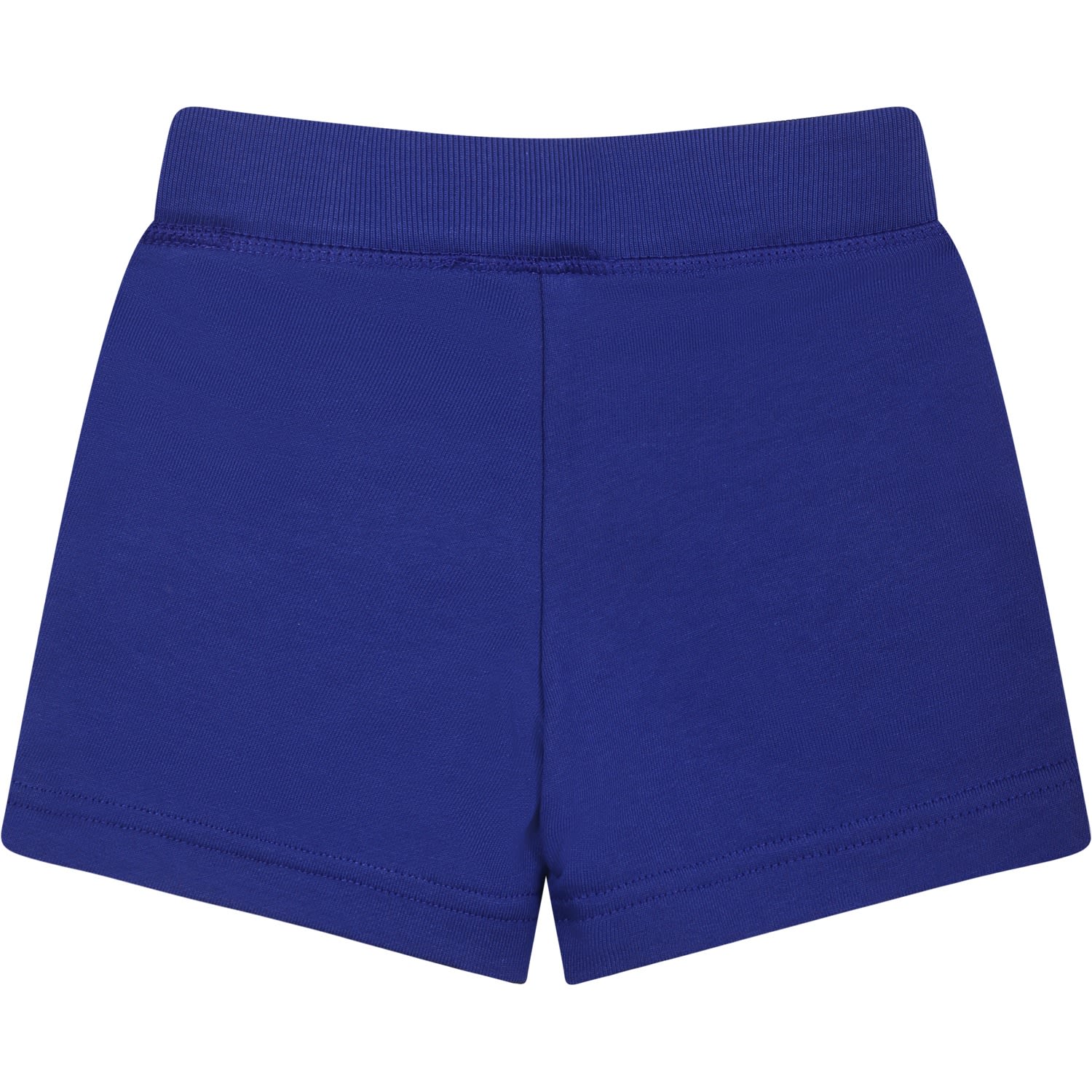 Shop Dsquared2 Light Blue Shorts For Baby Boy With Logo