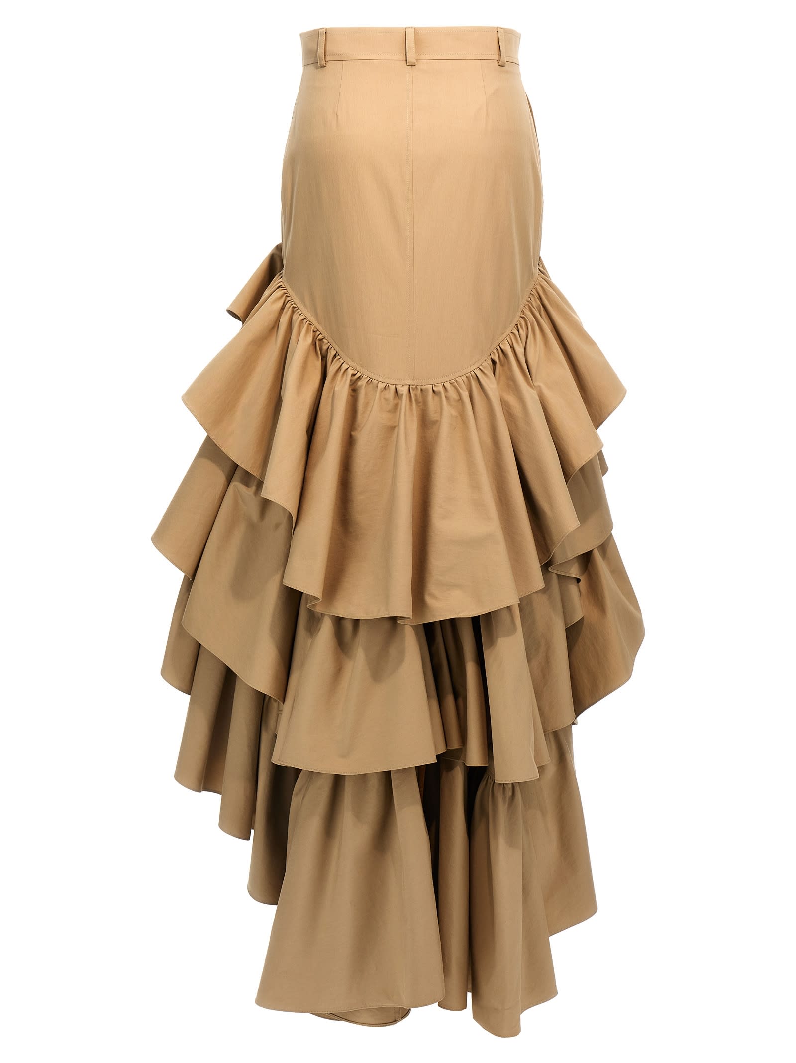 Moschino Maxi Skirt In Beige