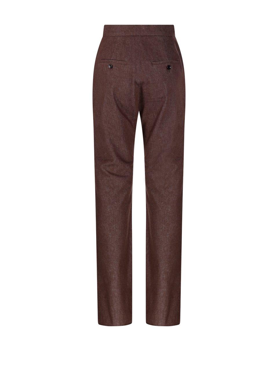 Max Mara Button Detailed Straight-leg Trousers