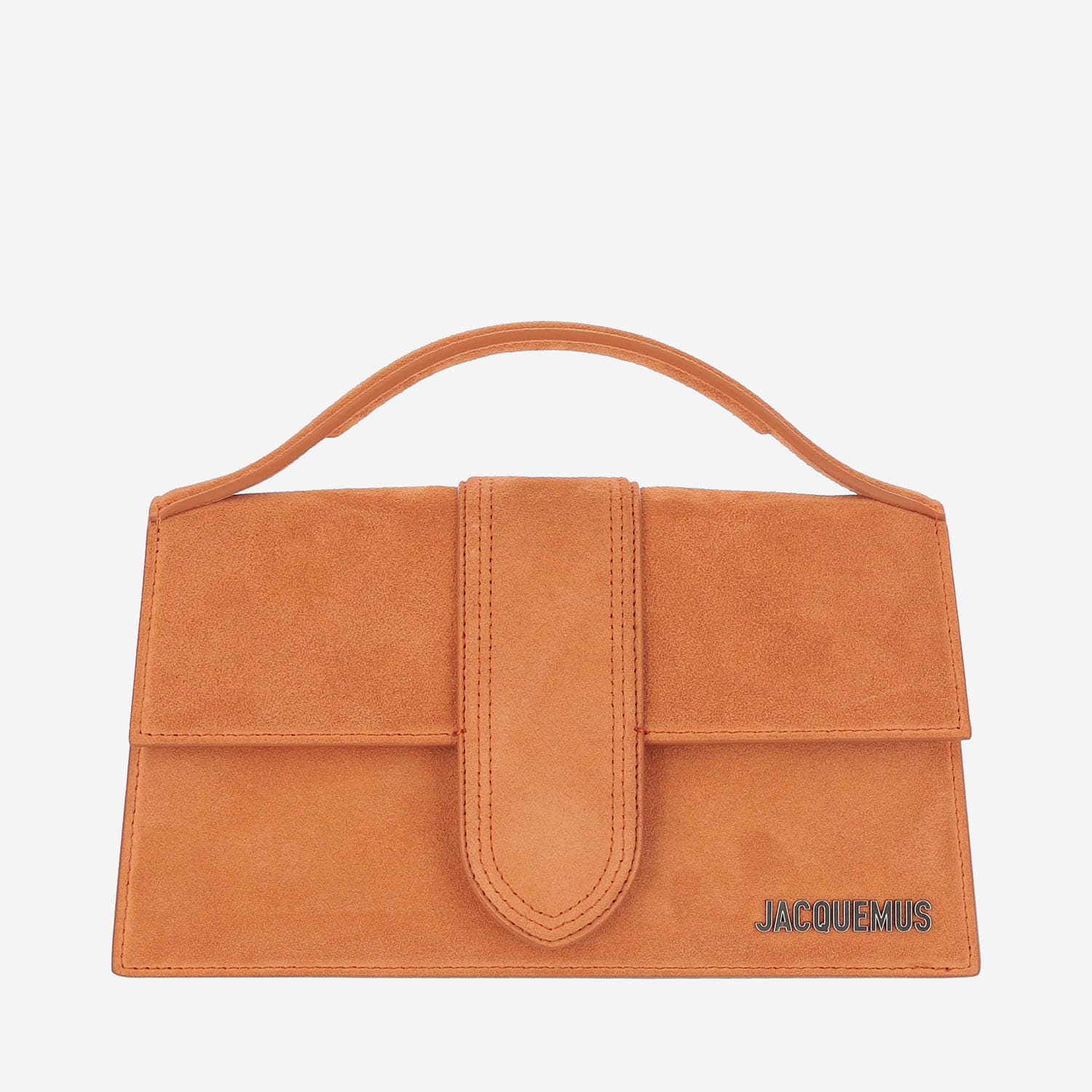 Jacquemus Womens Terracotta Le Grand Bambino Leather Top Handle Bag In Brown