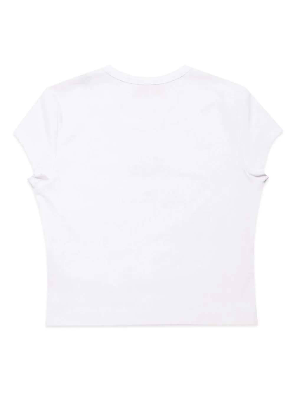 Shop Diesel T-shirt Con Logo In White