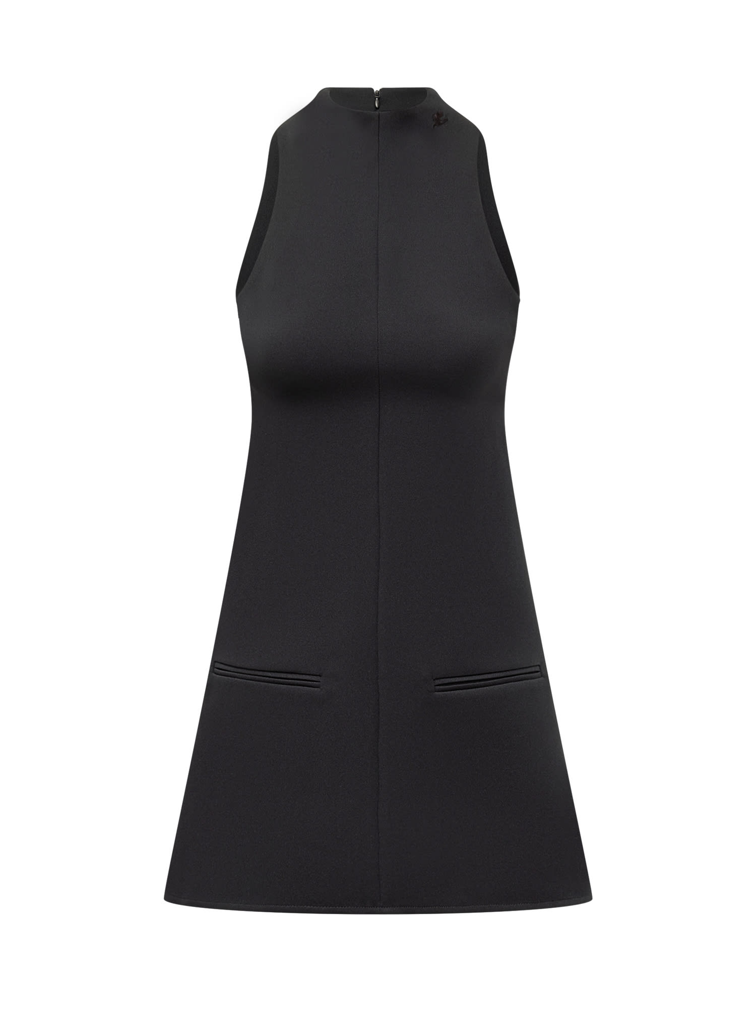 Shop Courrèges A-line Dress In Black