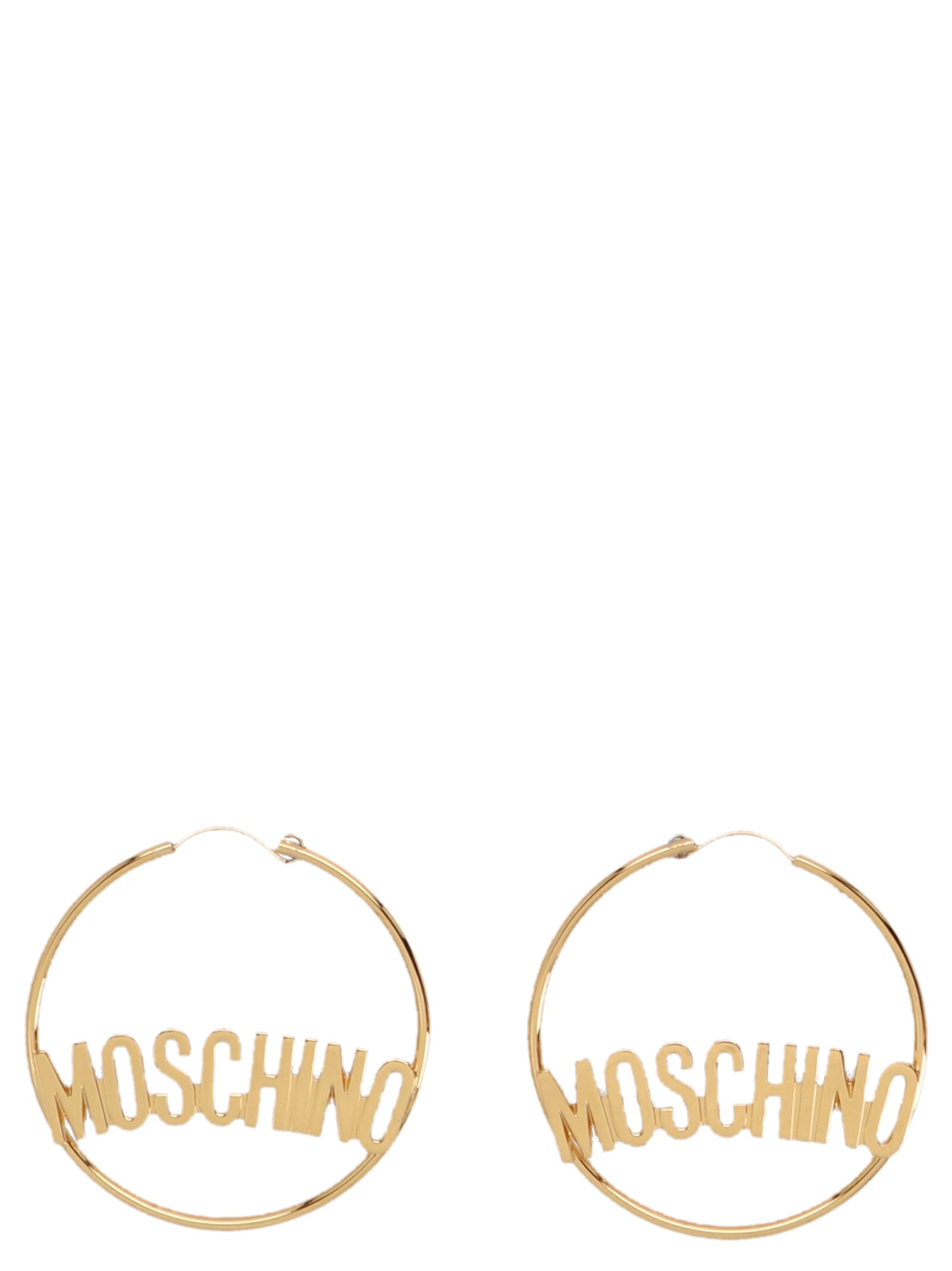 Moschino Logo Earrings