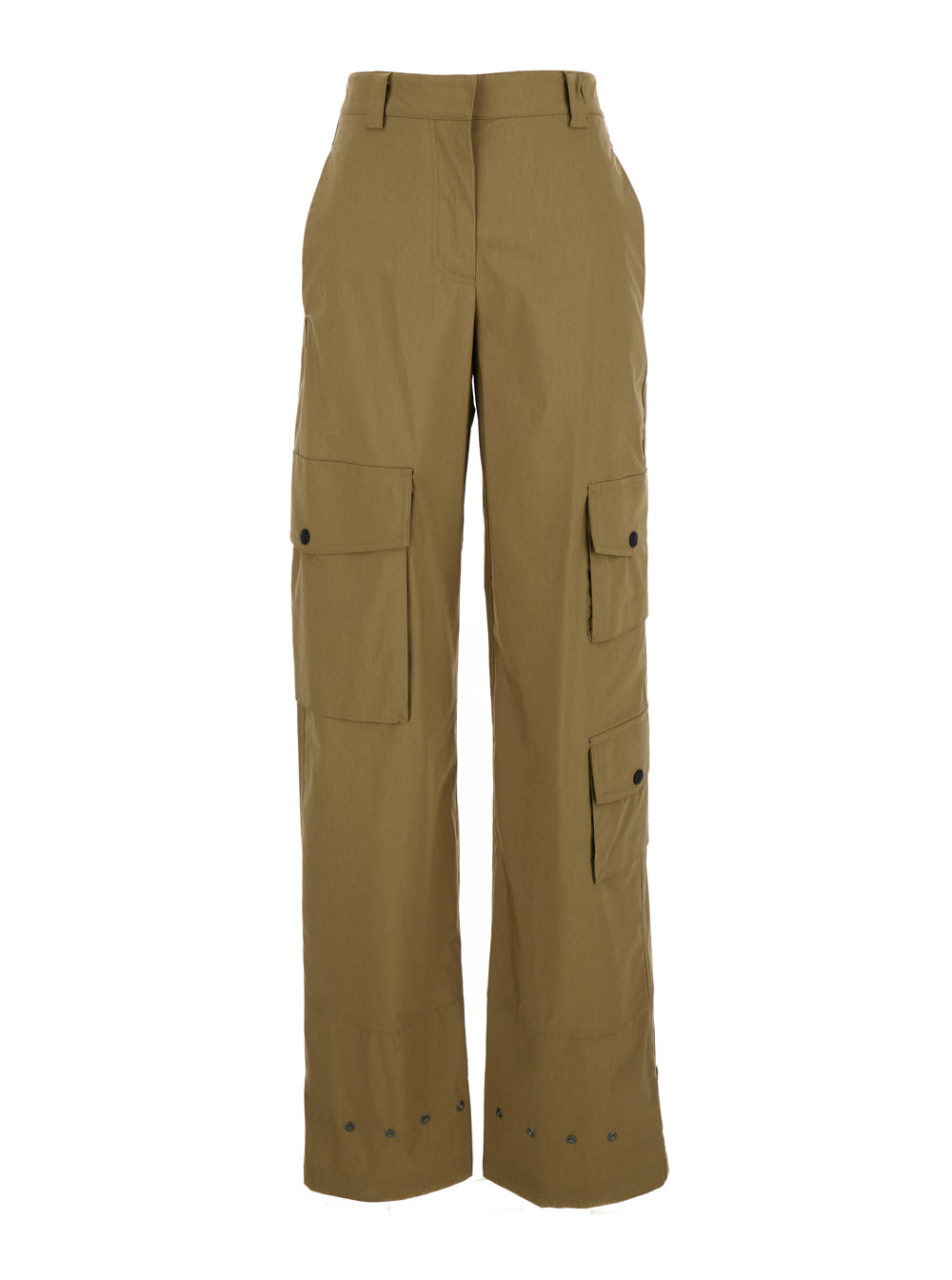 Pt01 Giselle Cargo Pants Cotton In Green