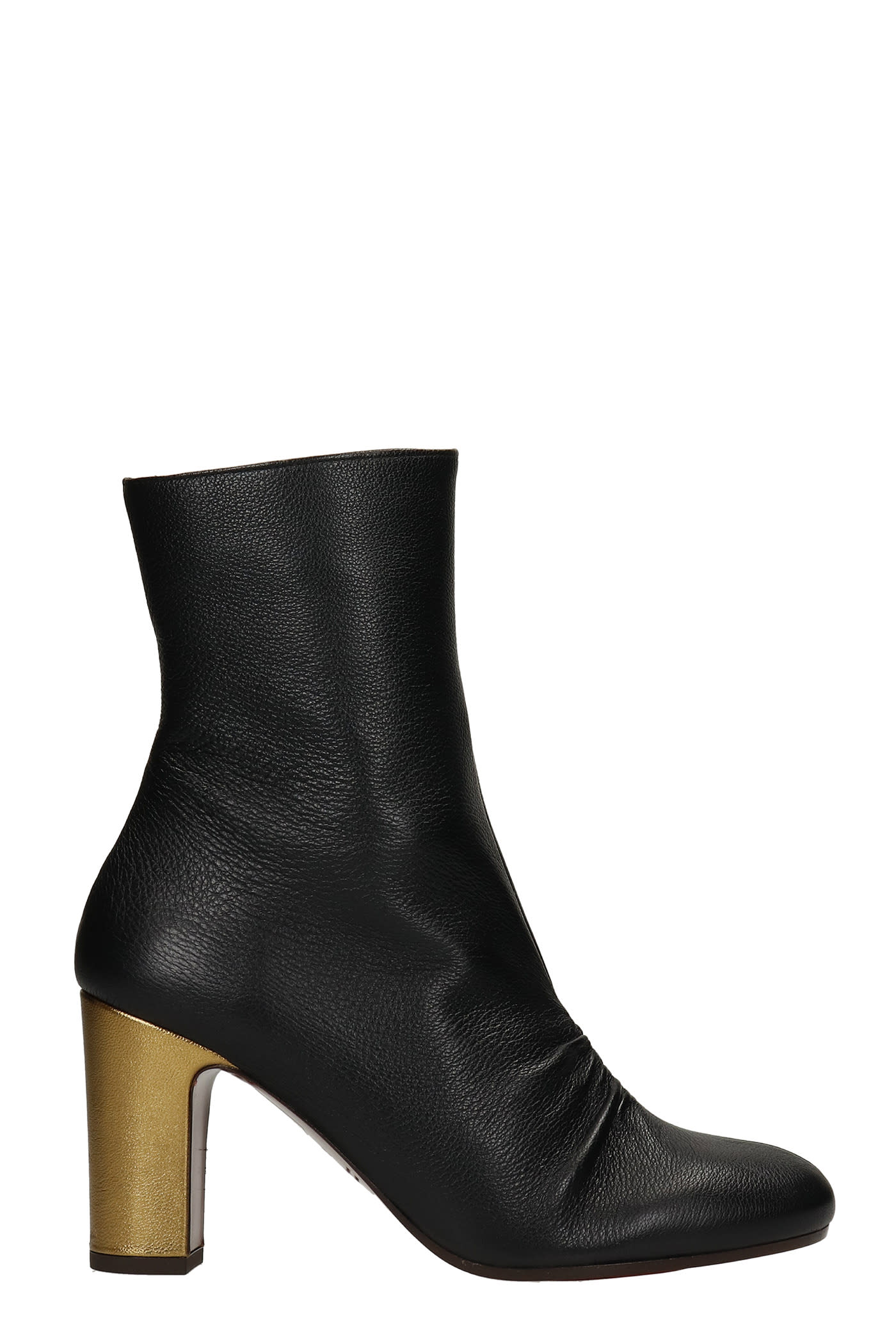Chie Mihara Waura High Heels Ankle Boots In Black Leather | ModeSens