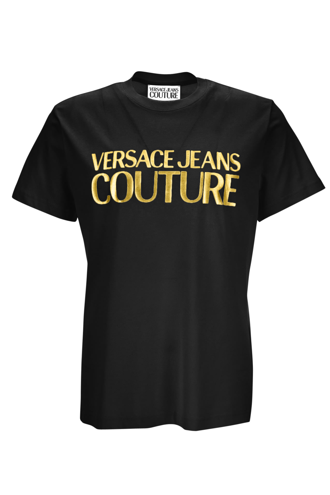 VERSACE JEANS COUTURE T-SHIRT WITH PRINTED LOGO 