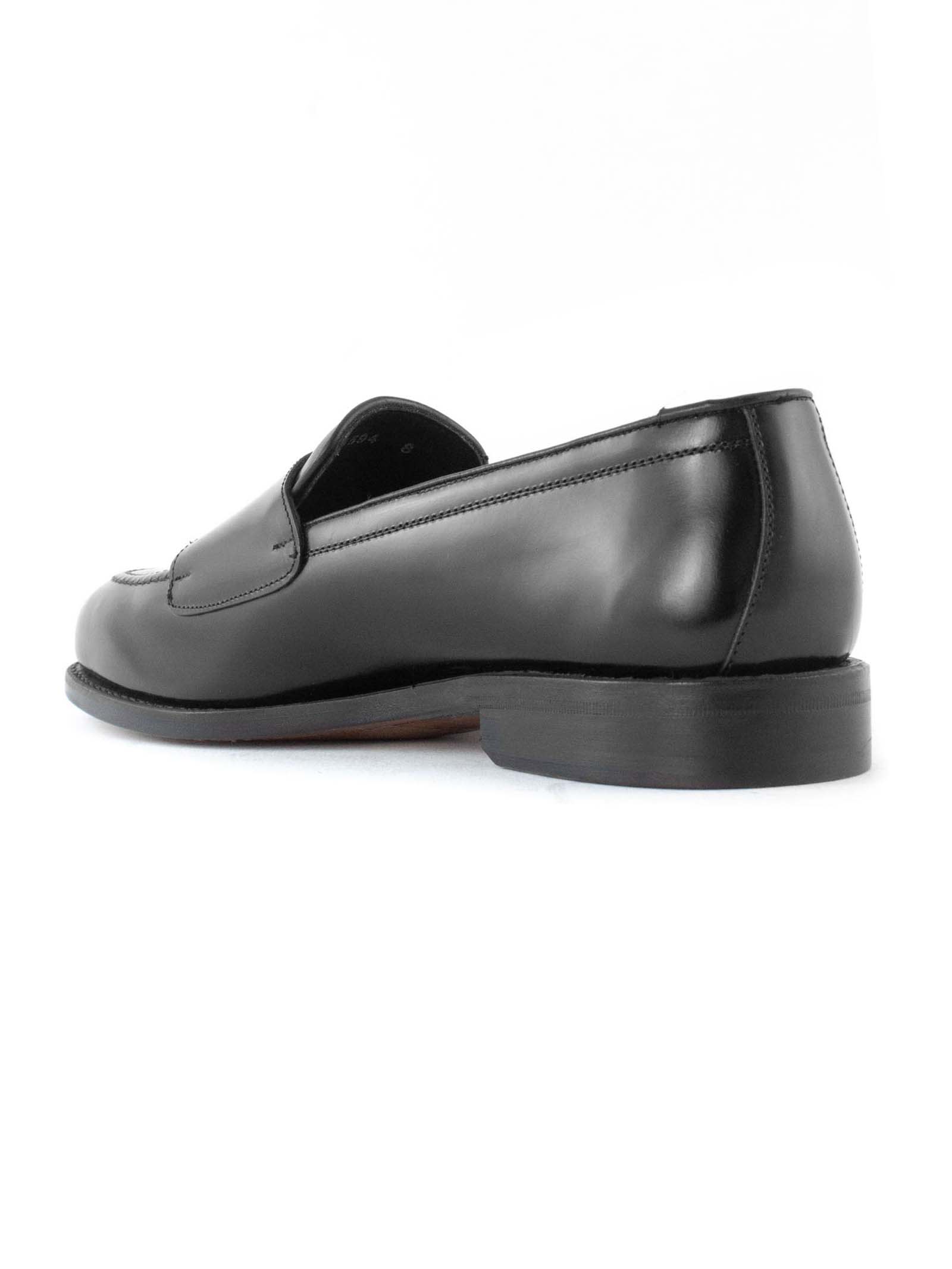 Shop Berwick 1707 Black Calf Leather Monk Shoes
