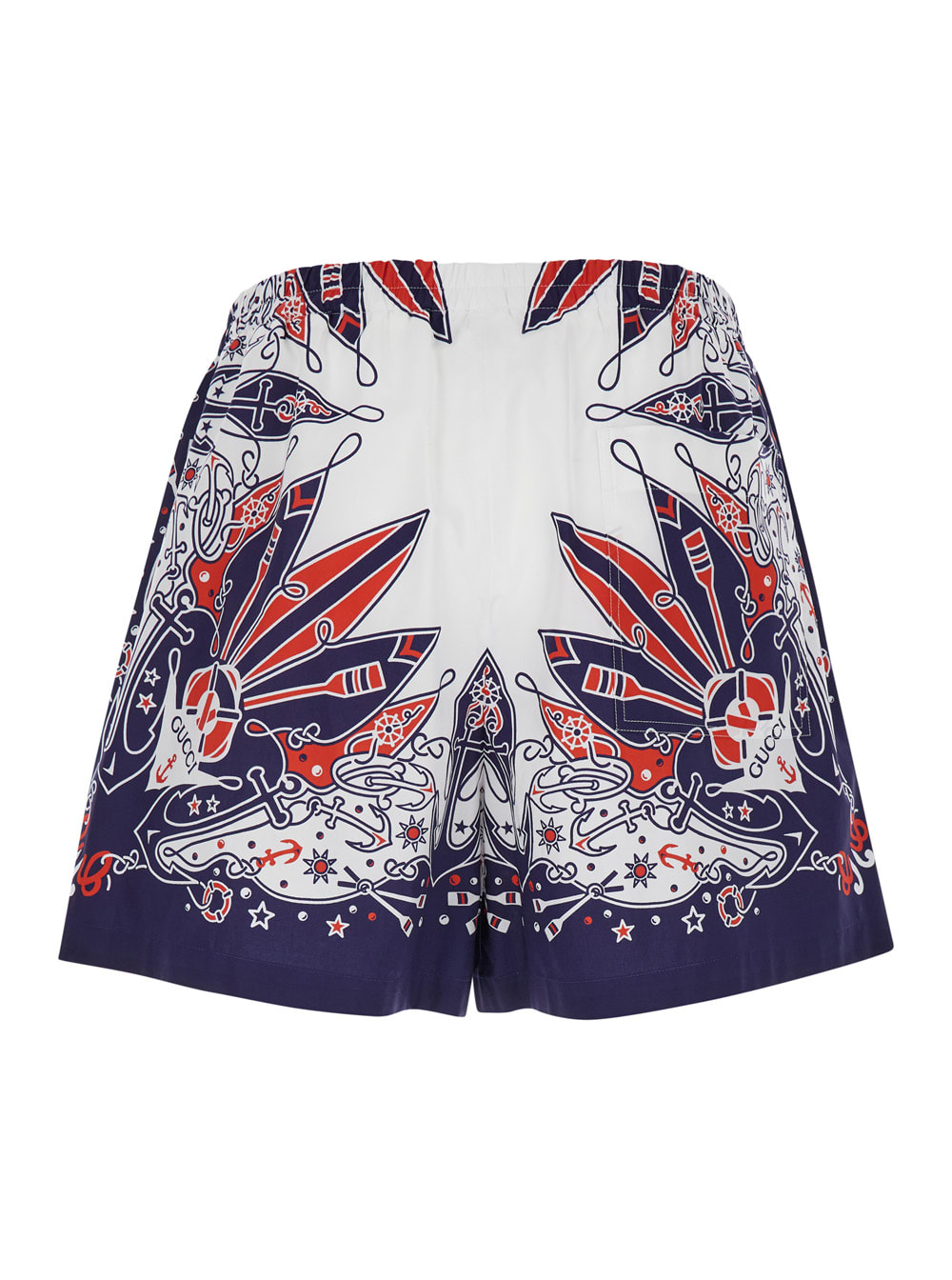 Gucci Bandana Print Cotton Short In Animal Print