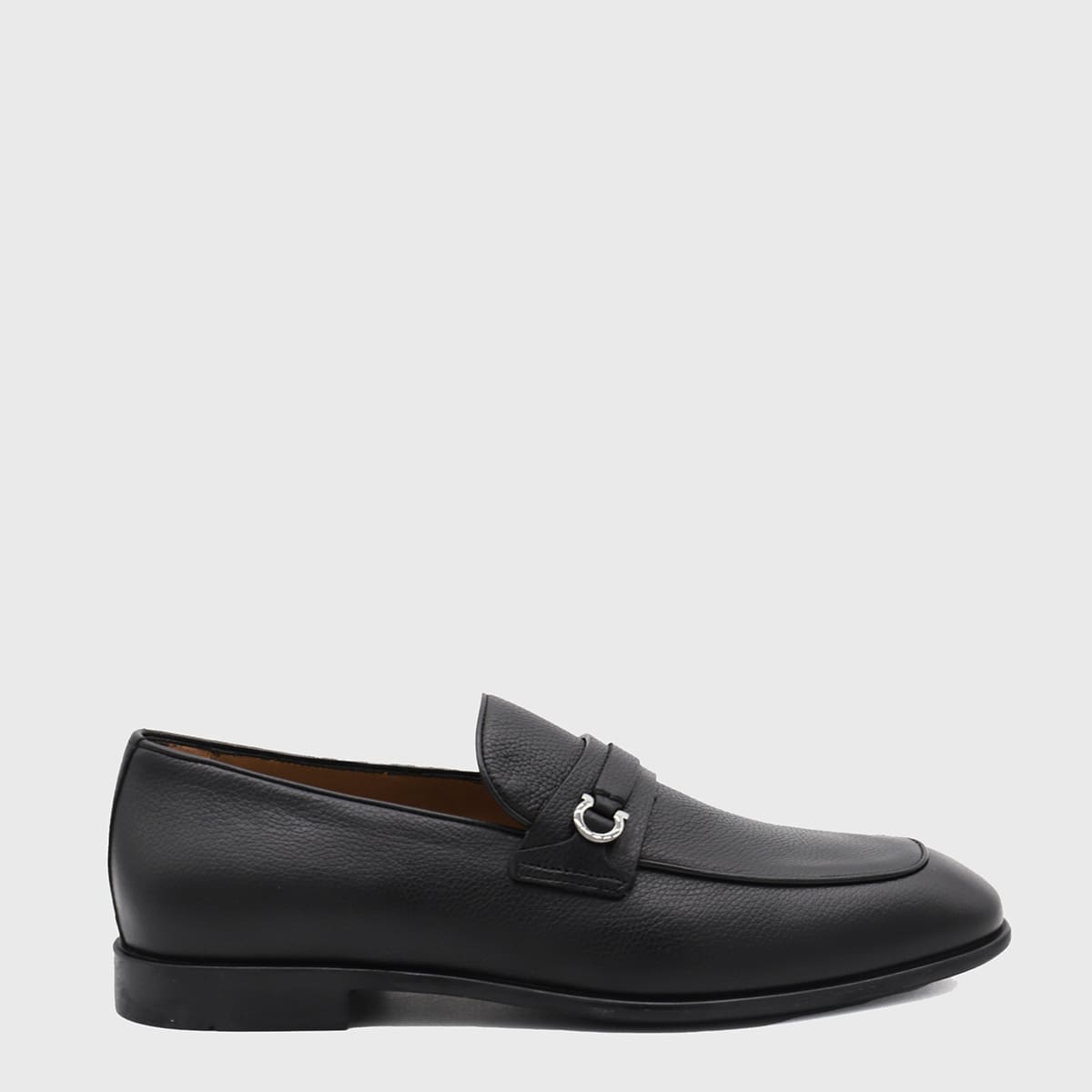 Black Leather Loafers