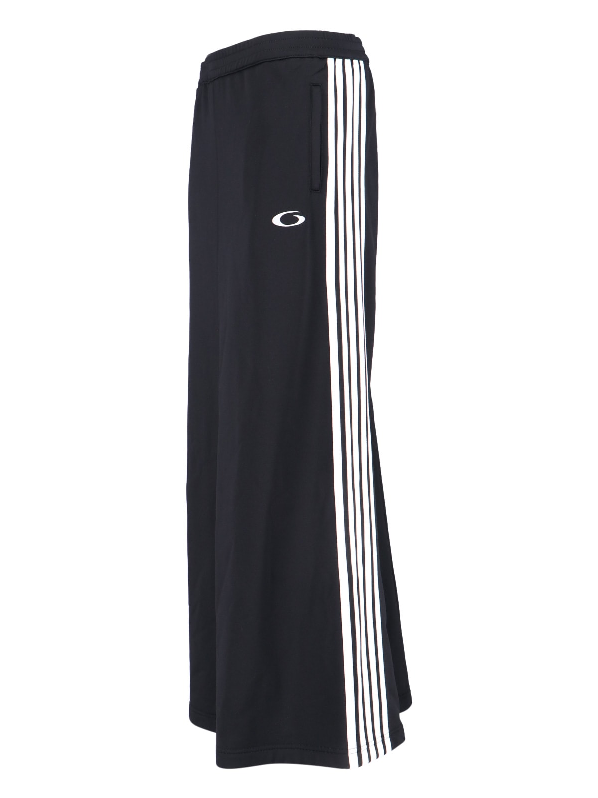 Balenciaga Maxi Logo Skirt In Black
