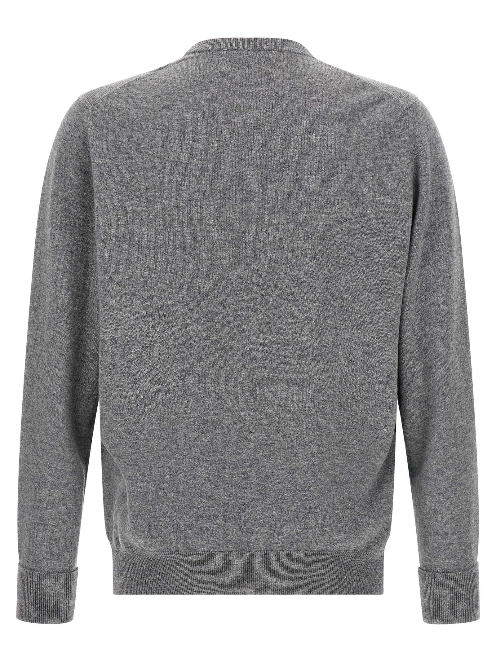 Ballantyne Argyle Pattern Sweater Sweaters And Cardigans Gray In Gray