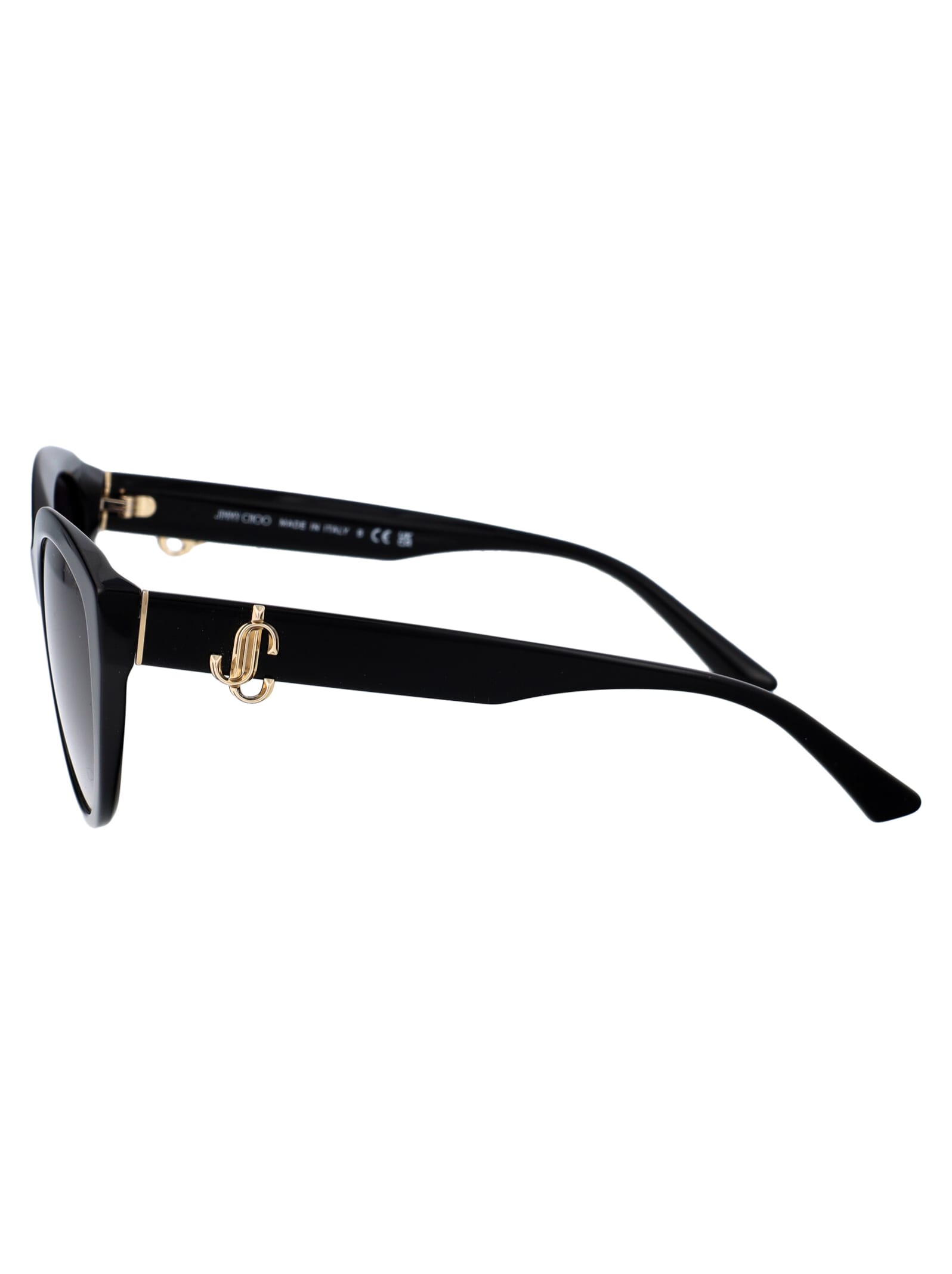 Shop Jimmy Choo 0jc5007 Sunglasses In 50008g Black