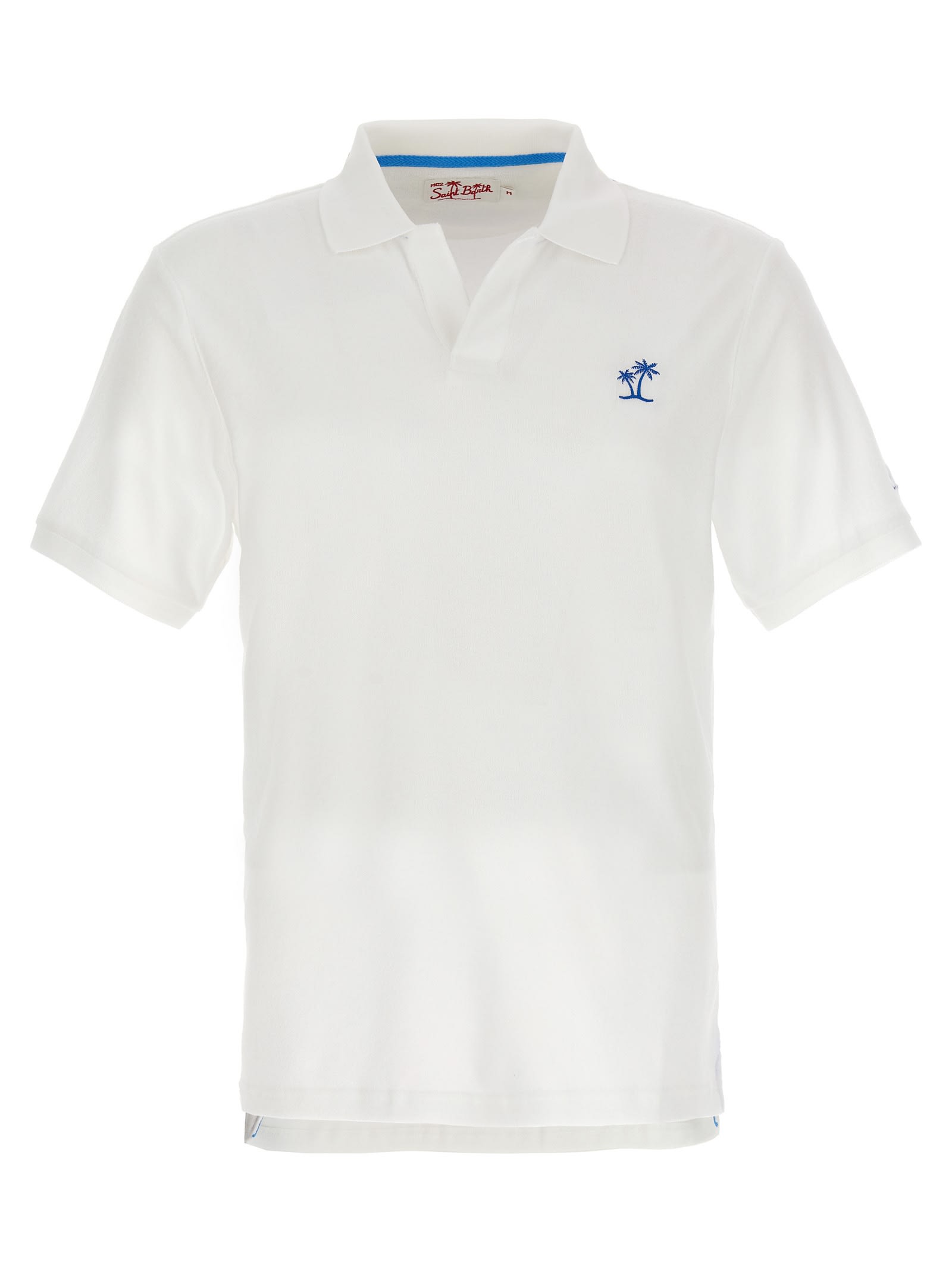 Shop Mc2 Saint Barth Jeremy Polo Shirt In White