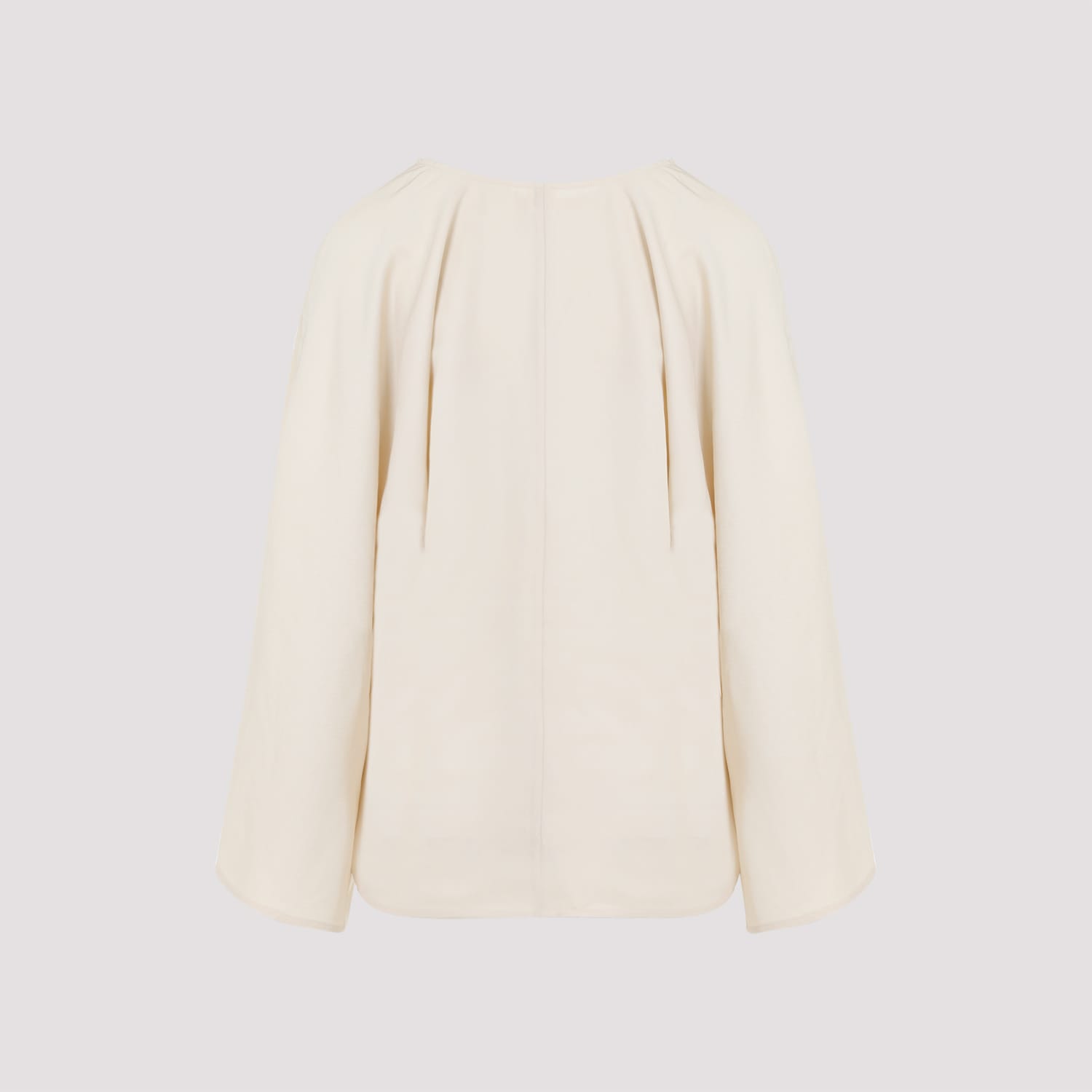 By Malene Birger Calias Split-sleeve Tunic Blouse In B Vanilla Cream